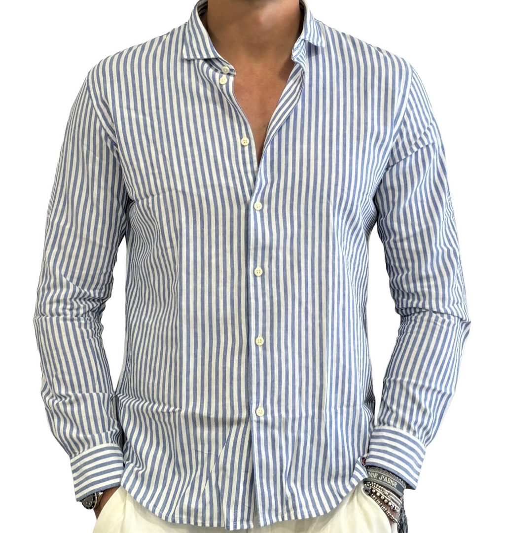 Camicia lino e cotone