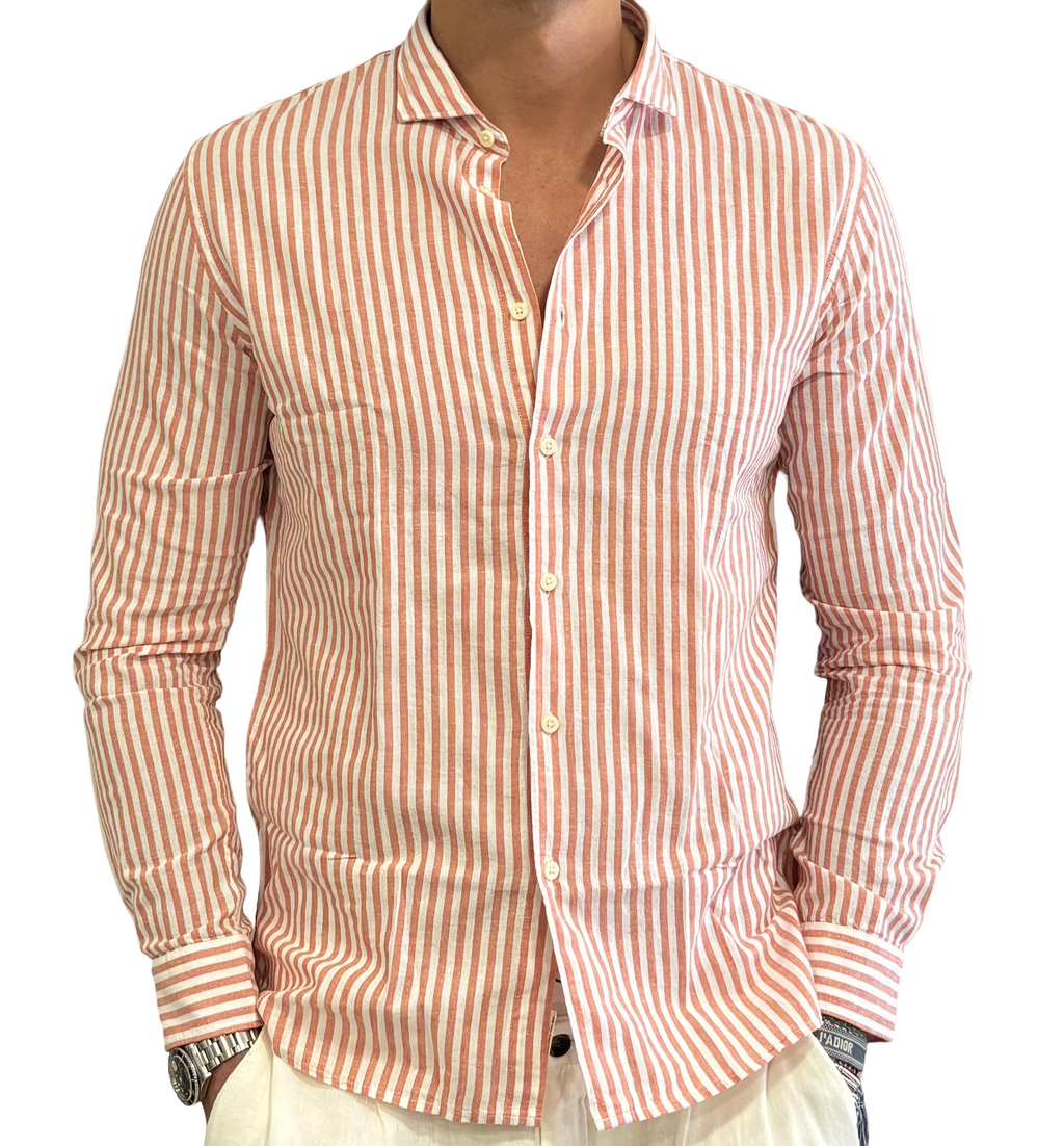 Camicia lino e cotone
