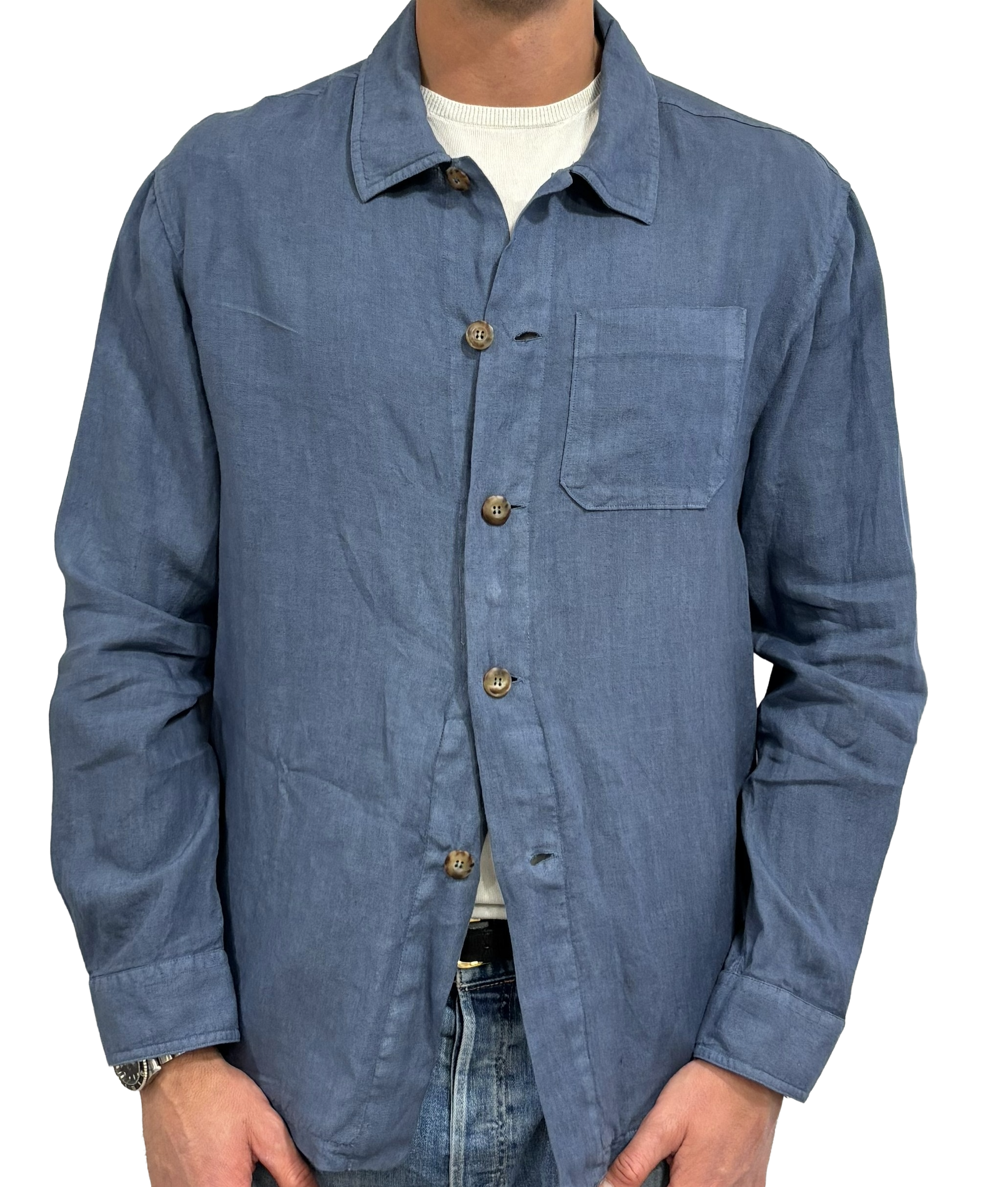 Alea pure linen shirt jacket