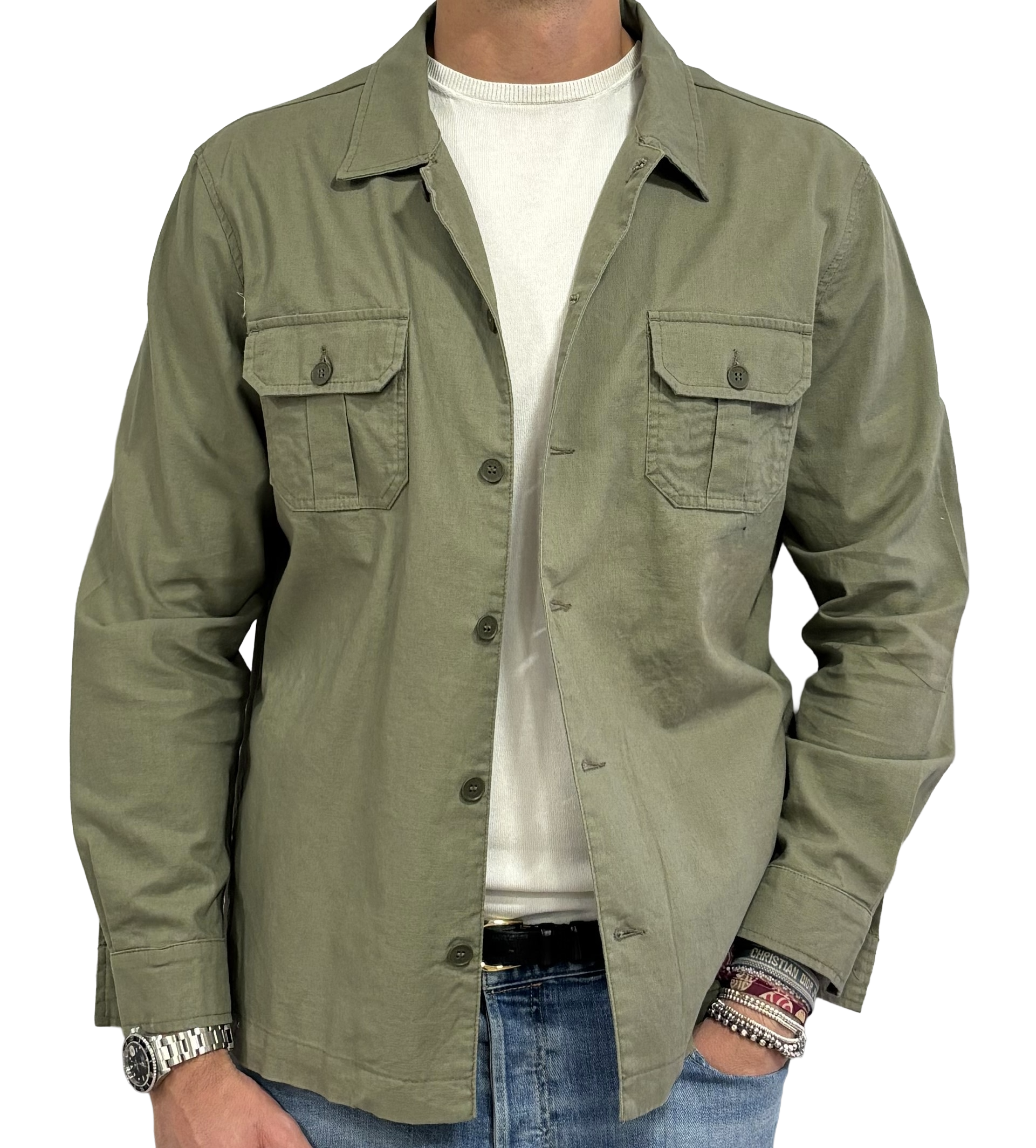 Pure Linen Shirt Jacket Squad