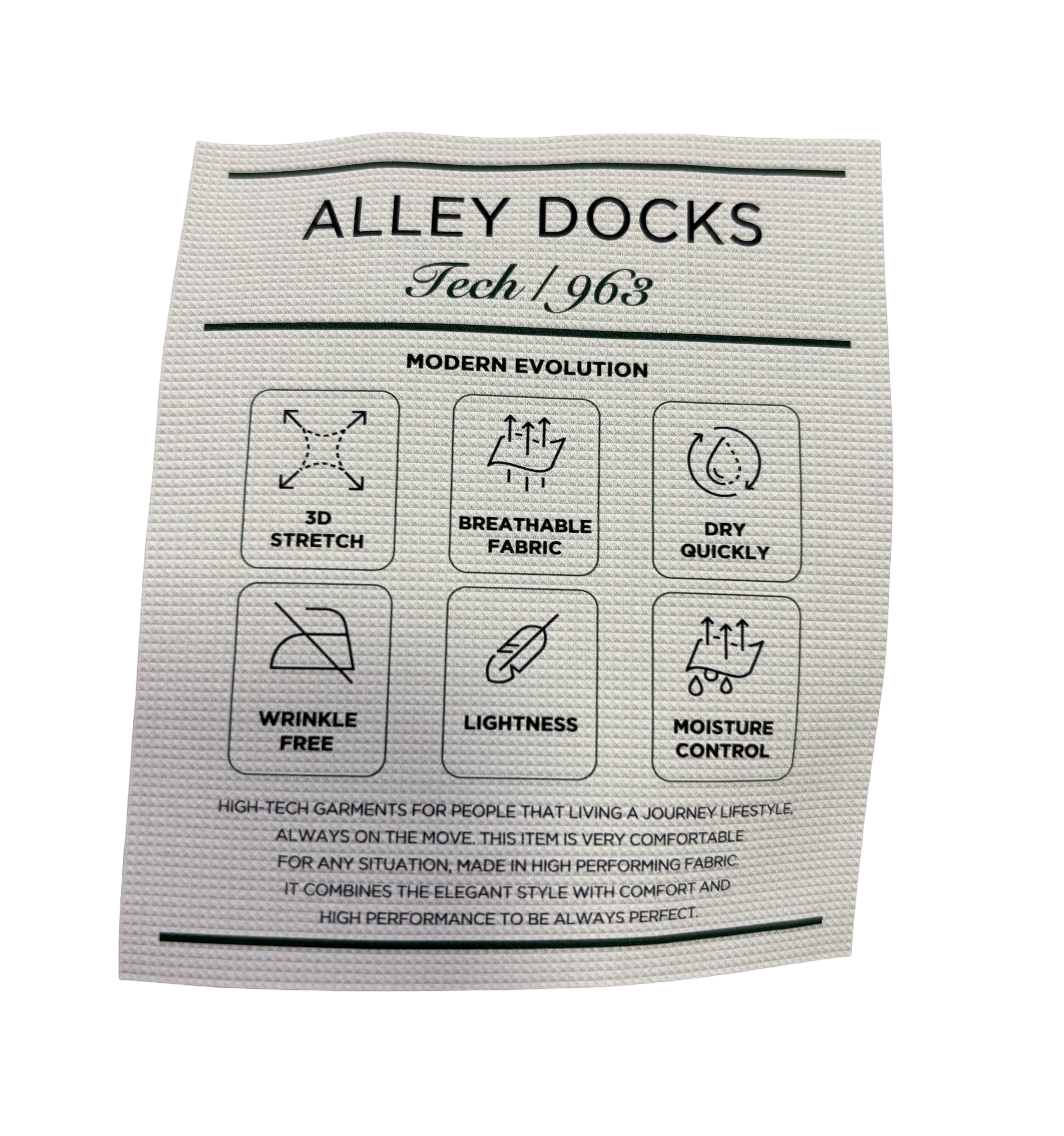 Alley Docks non-iron technical fabric jacket