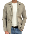 Linen and cotton shirt jacket Alley Docks