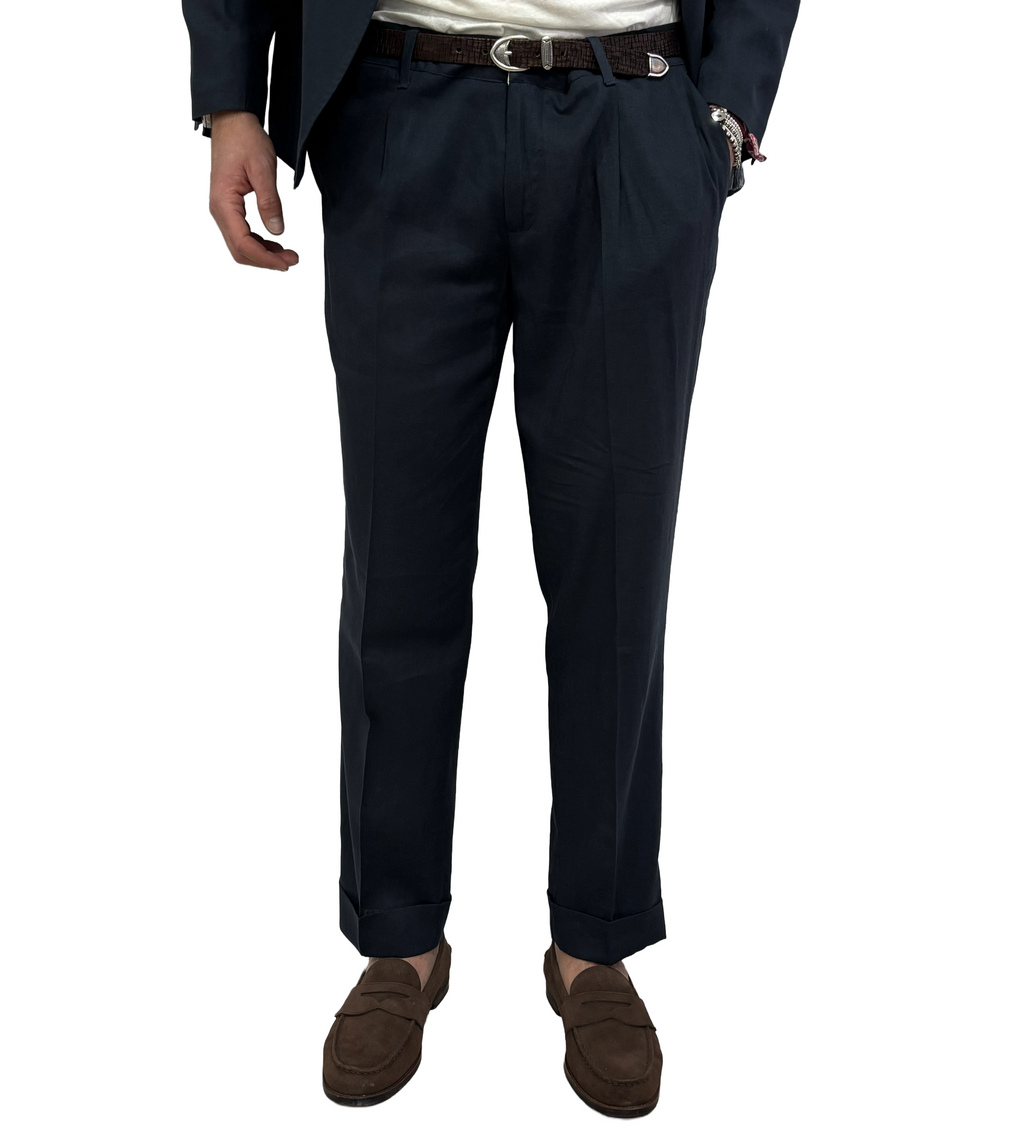 Bernese pure linen trousers