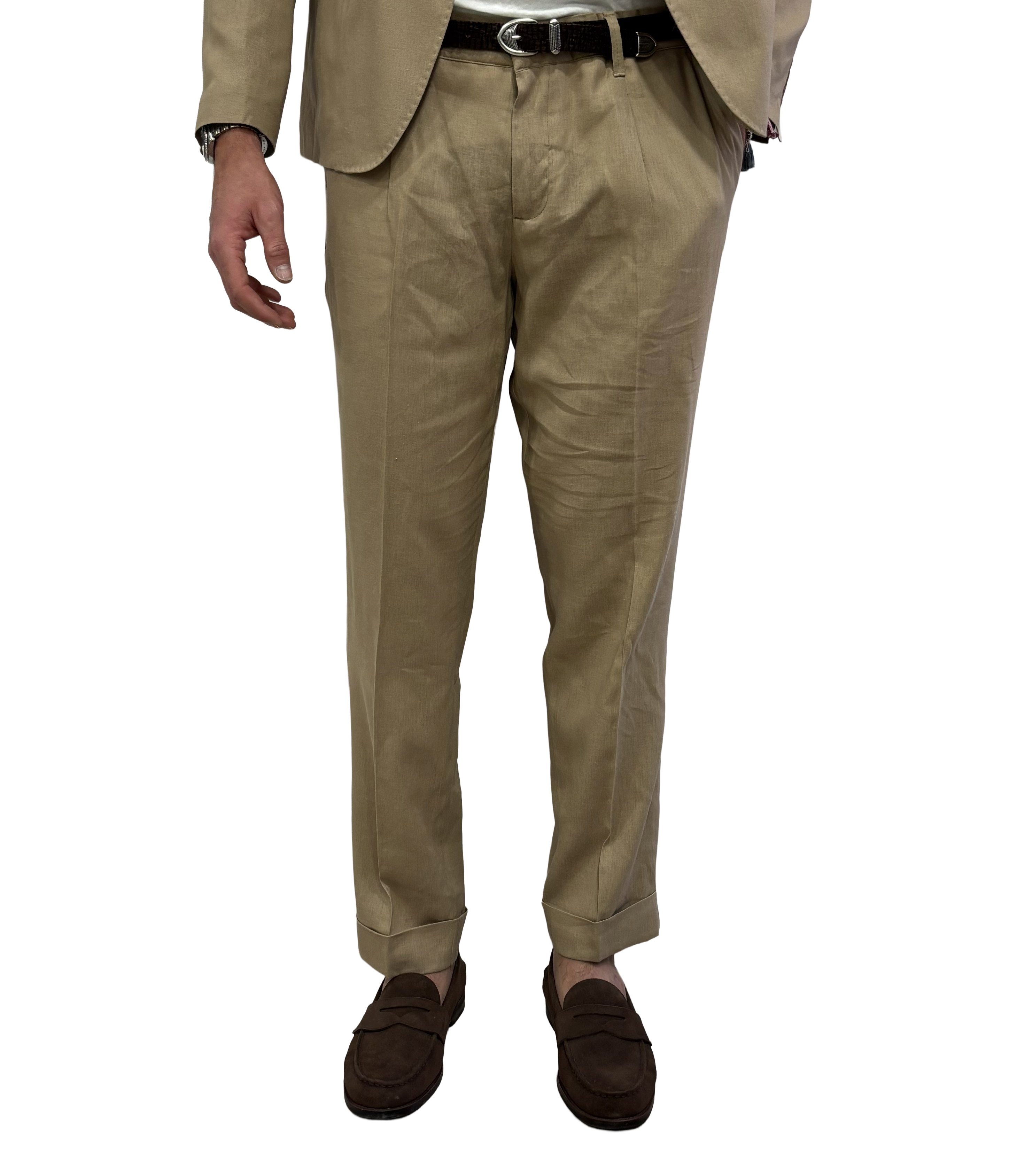 Bernese pure linen trousers