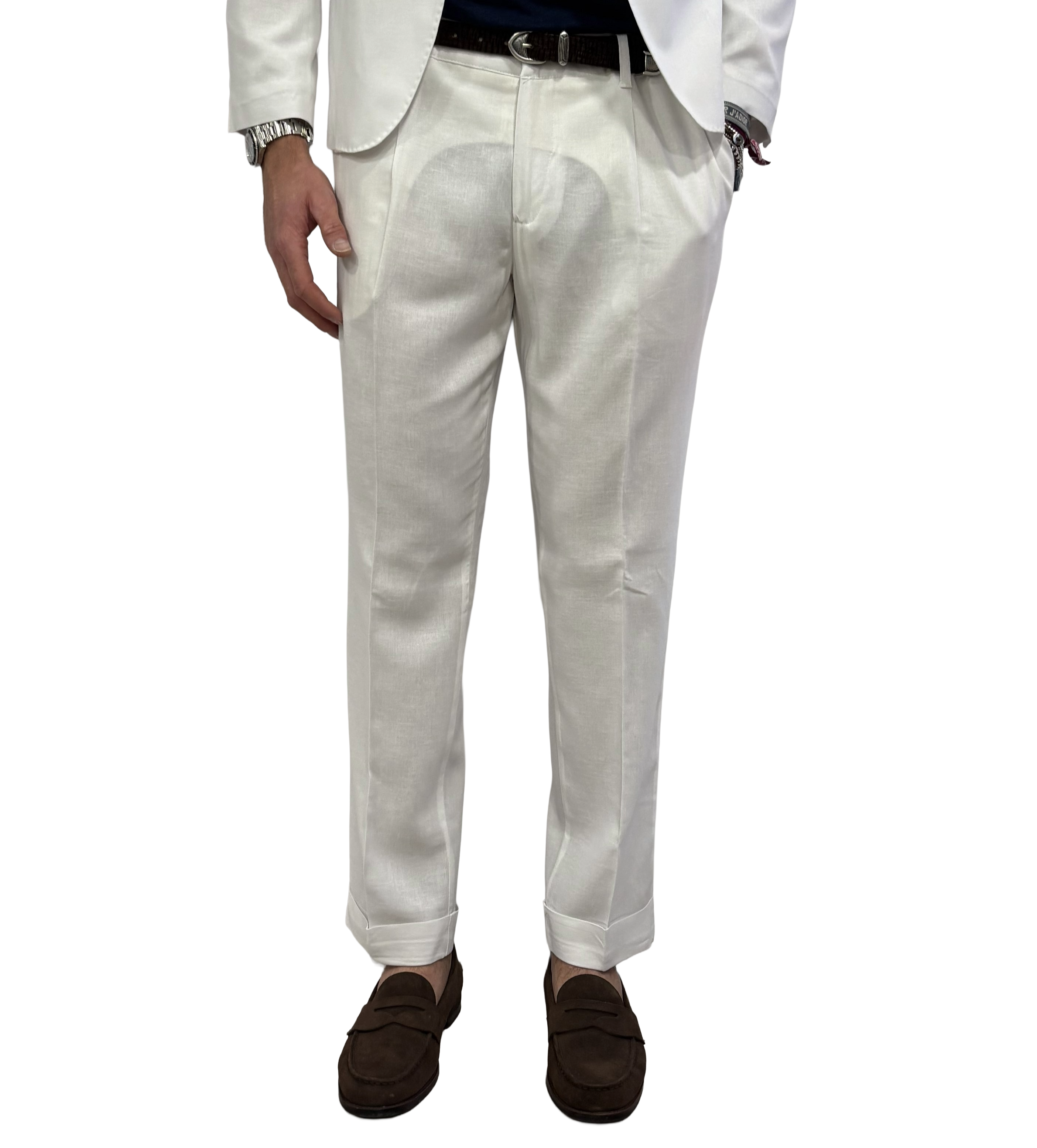 Bernese pure linen trousers