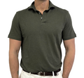 Hemp and cotton polo shirt