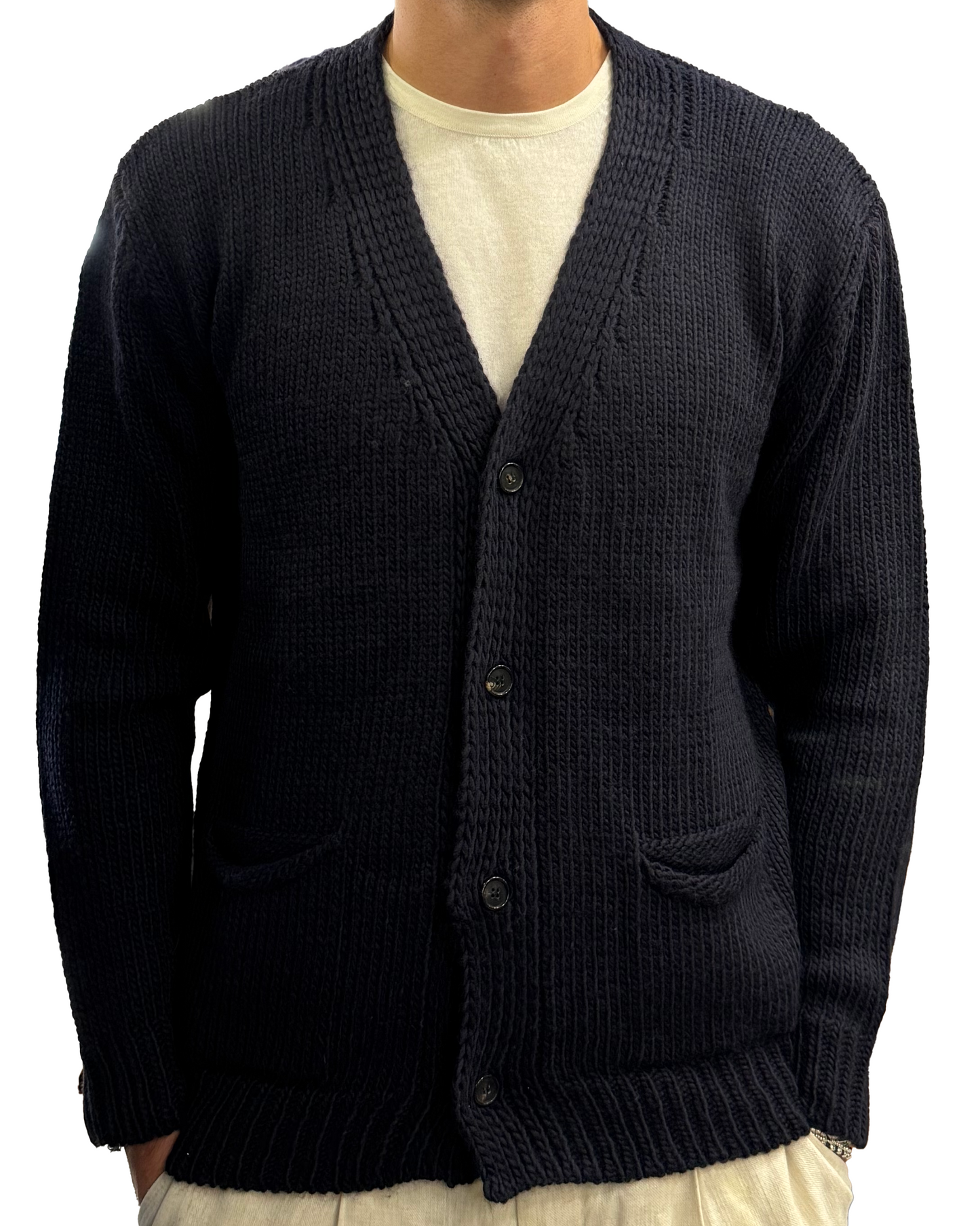 Cardigan misto lana