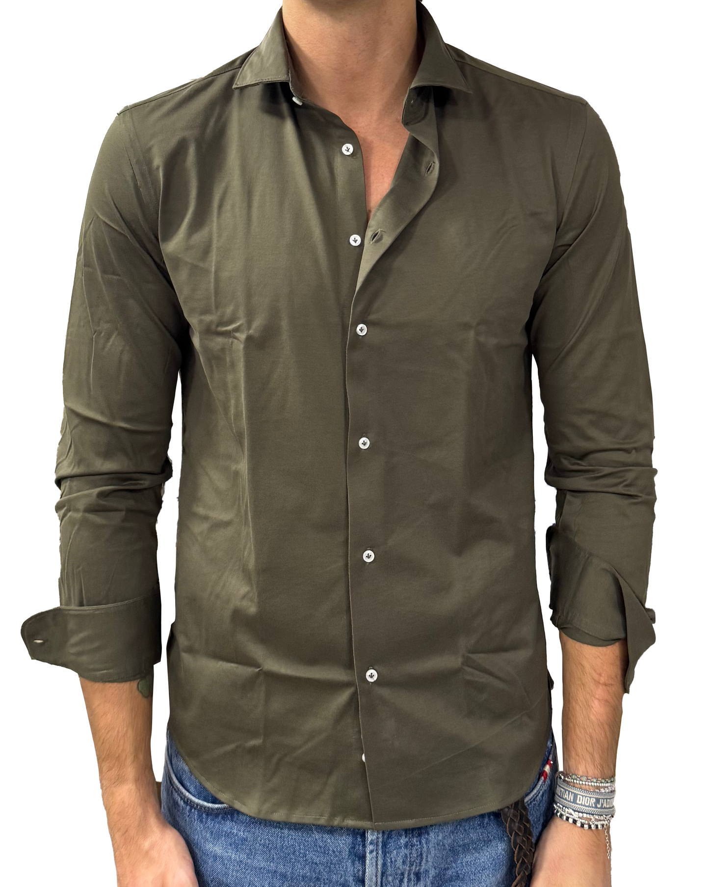 Polo camicia jersey extra fine