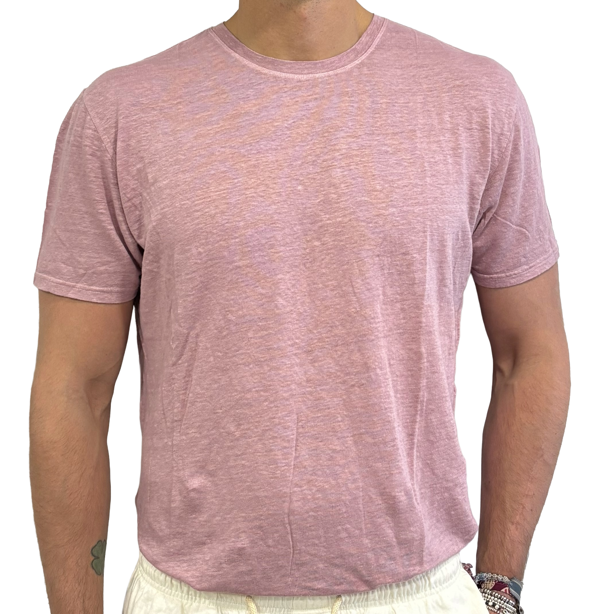 Pure linen t-shirt