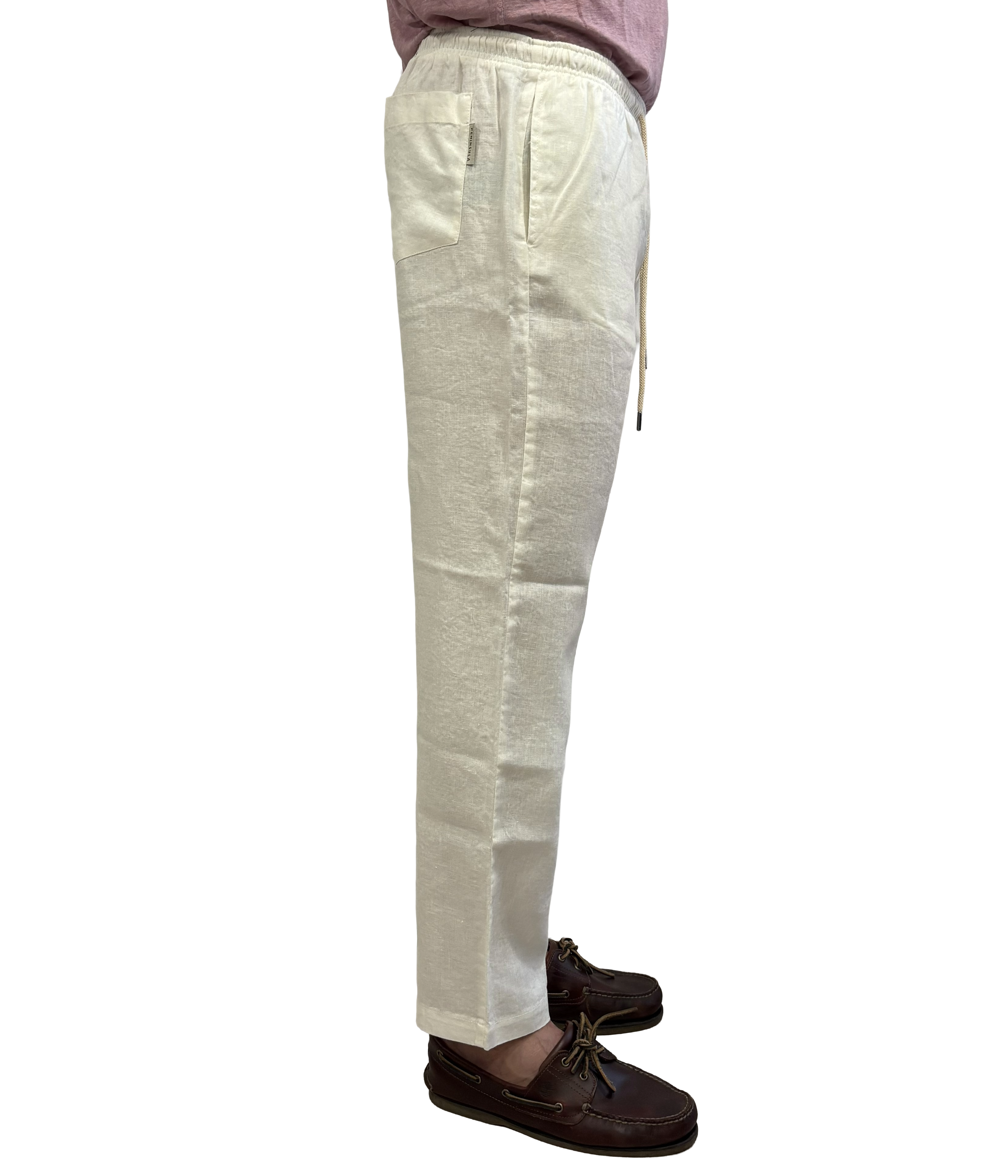 Peninsula Pure Linen Harem Pants