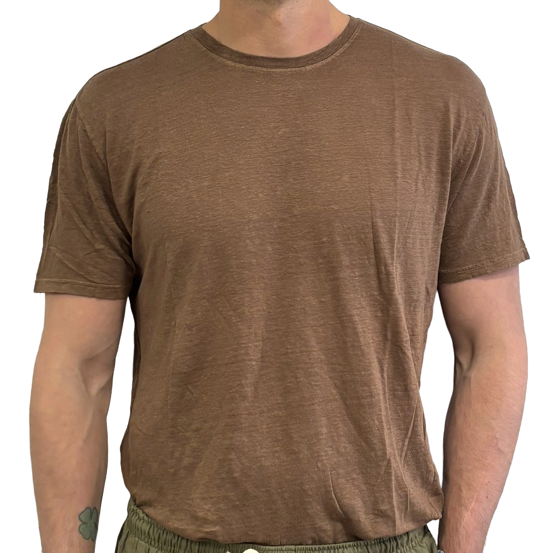 Pure linen t-shirt