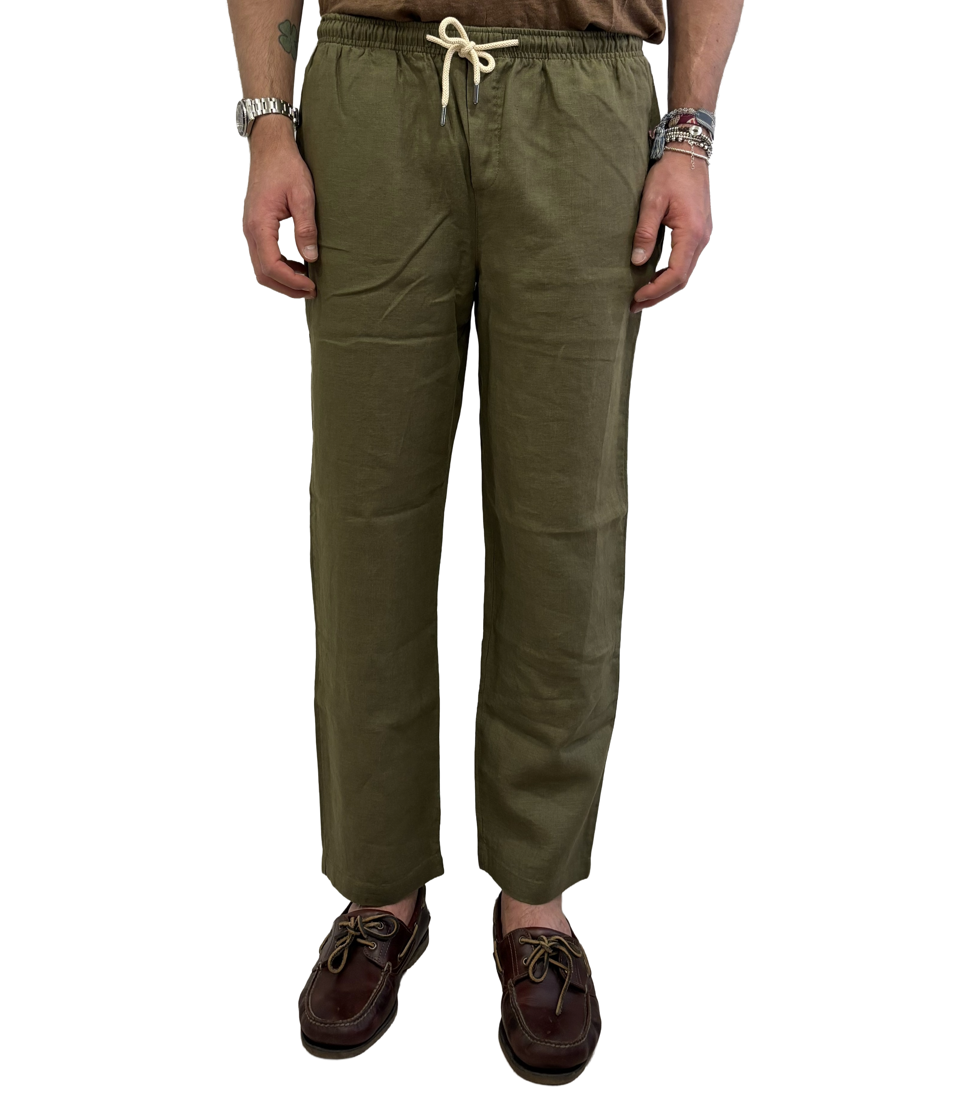 Peninsula Pure Linen Harem Pants