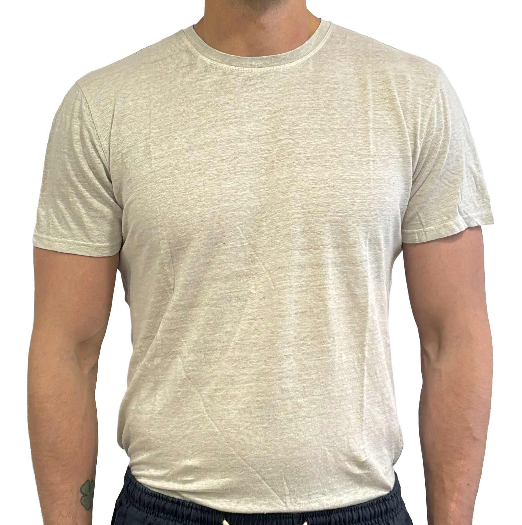 Pure linen t-shirt