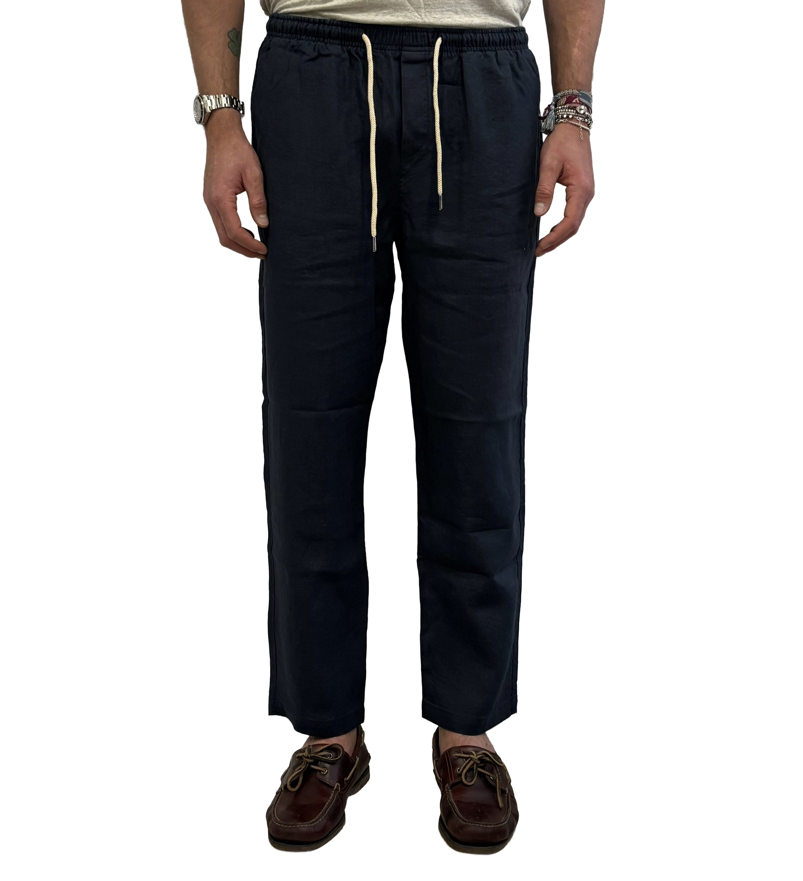 Peninsula Pure Linen Harem Pants