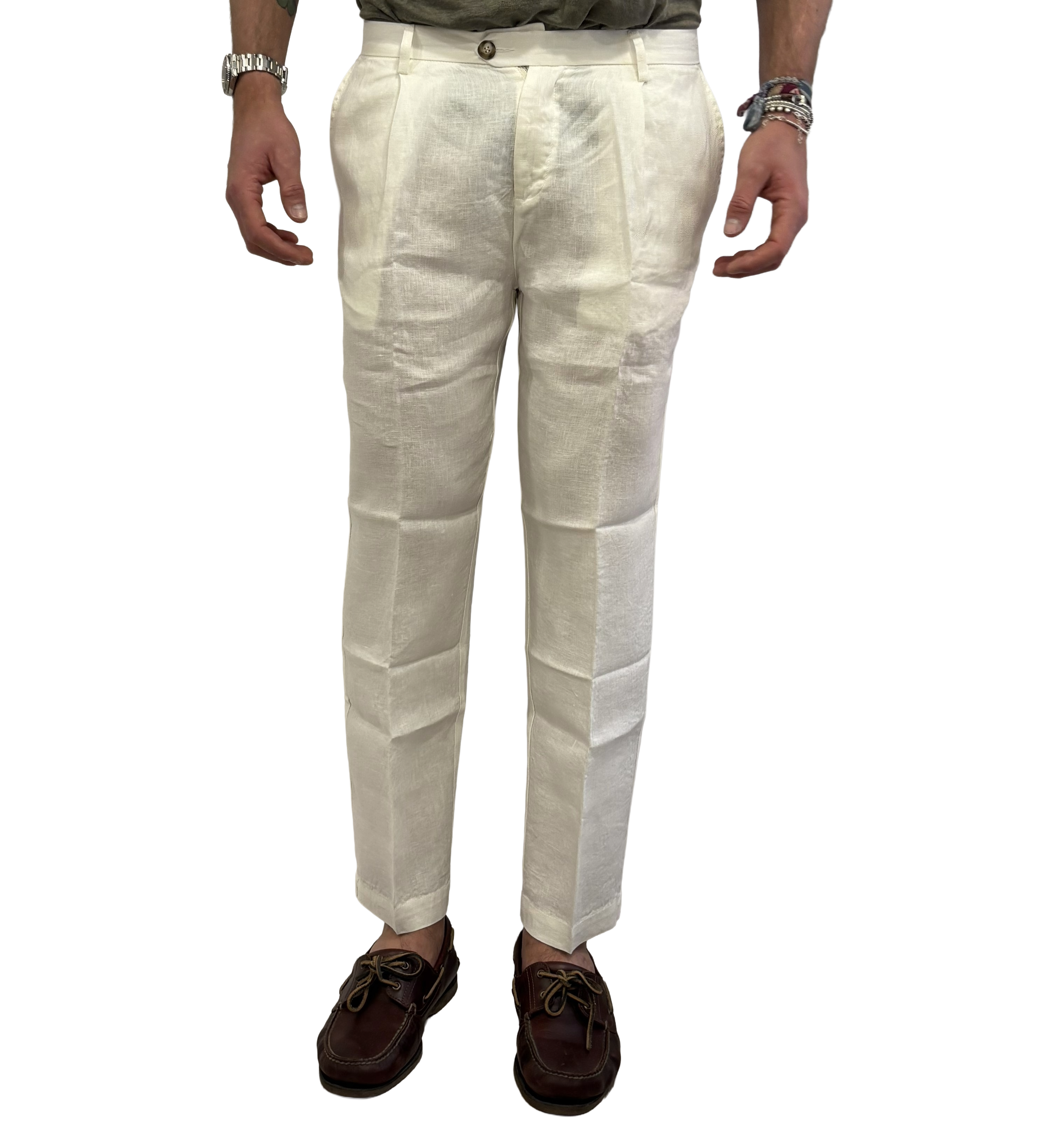 Peninsula Pure Linen Trousers