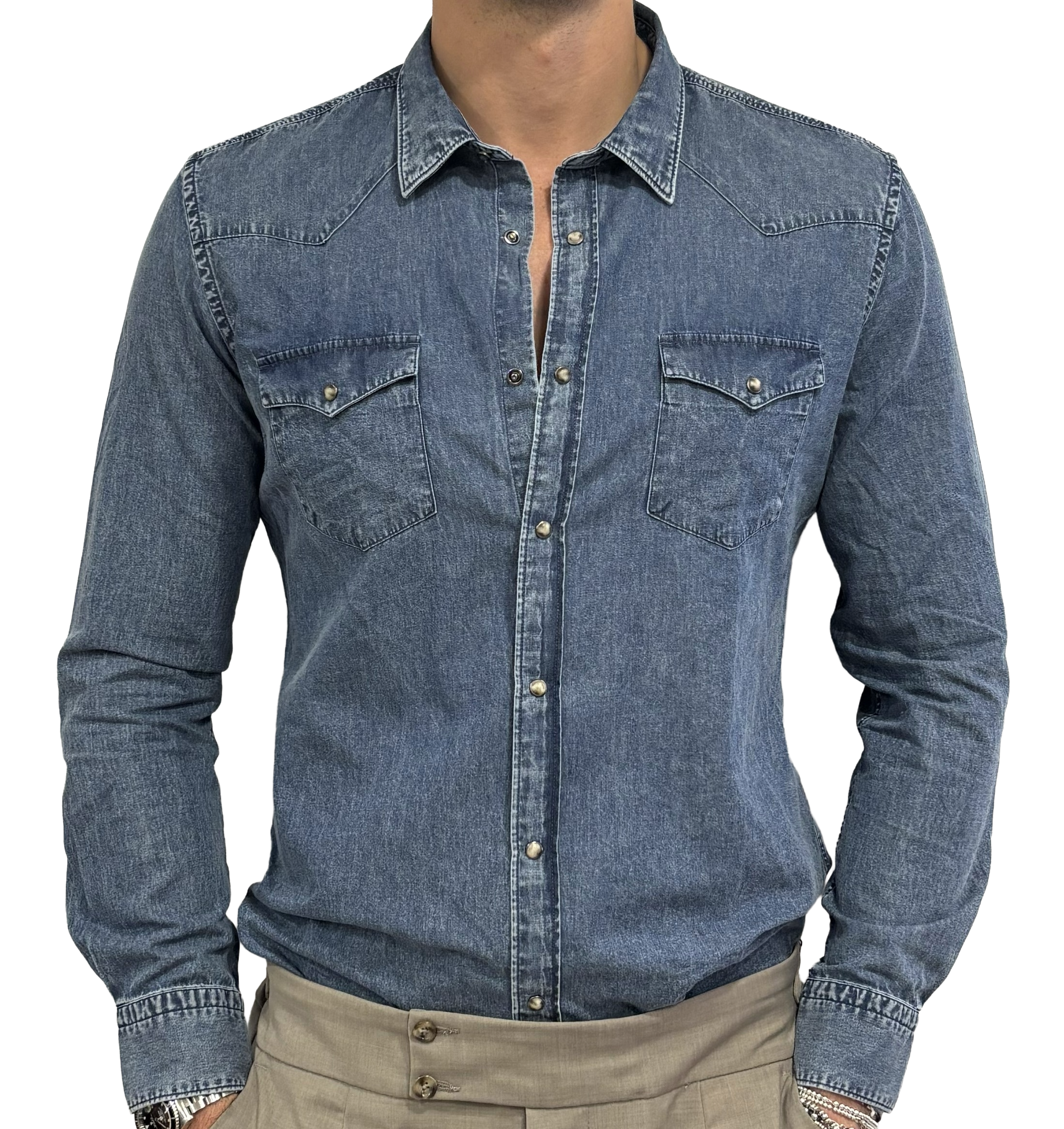 Camicia denim texana Alley Docks