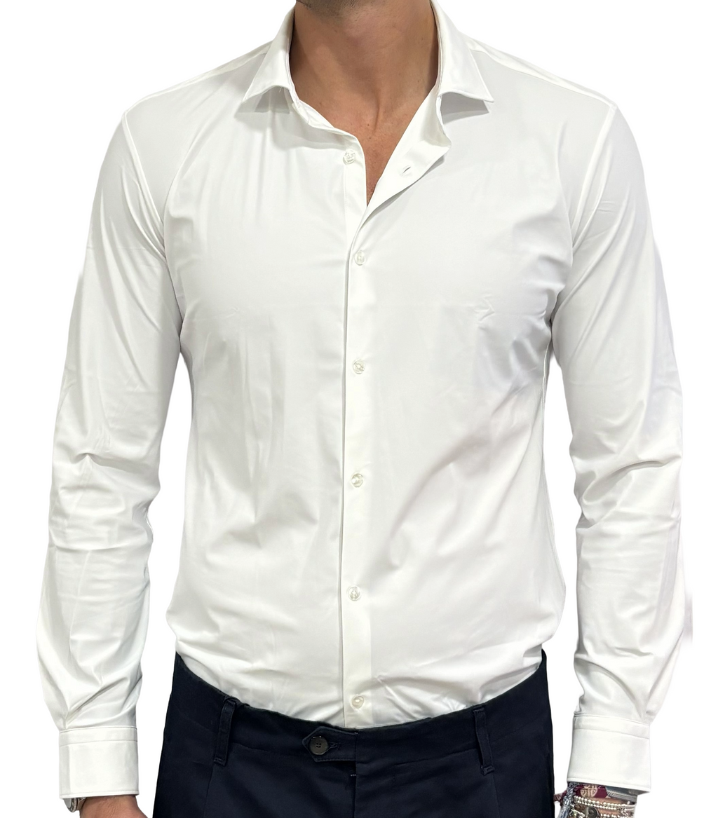 Camicia in tessuto tecnico no iron Alley Docks
