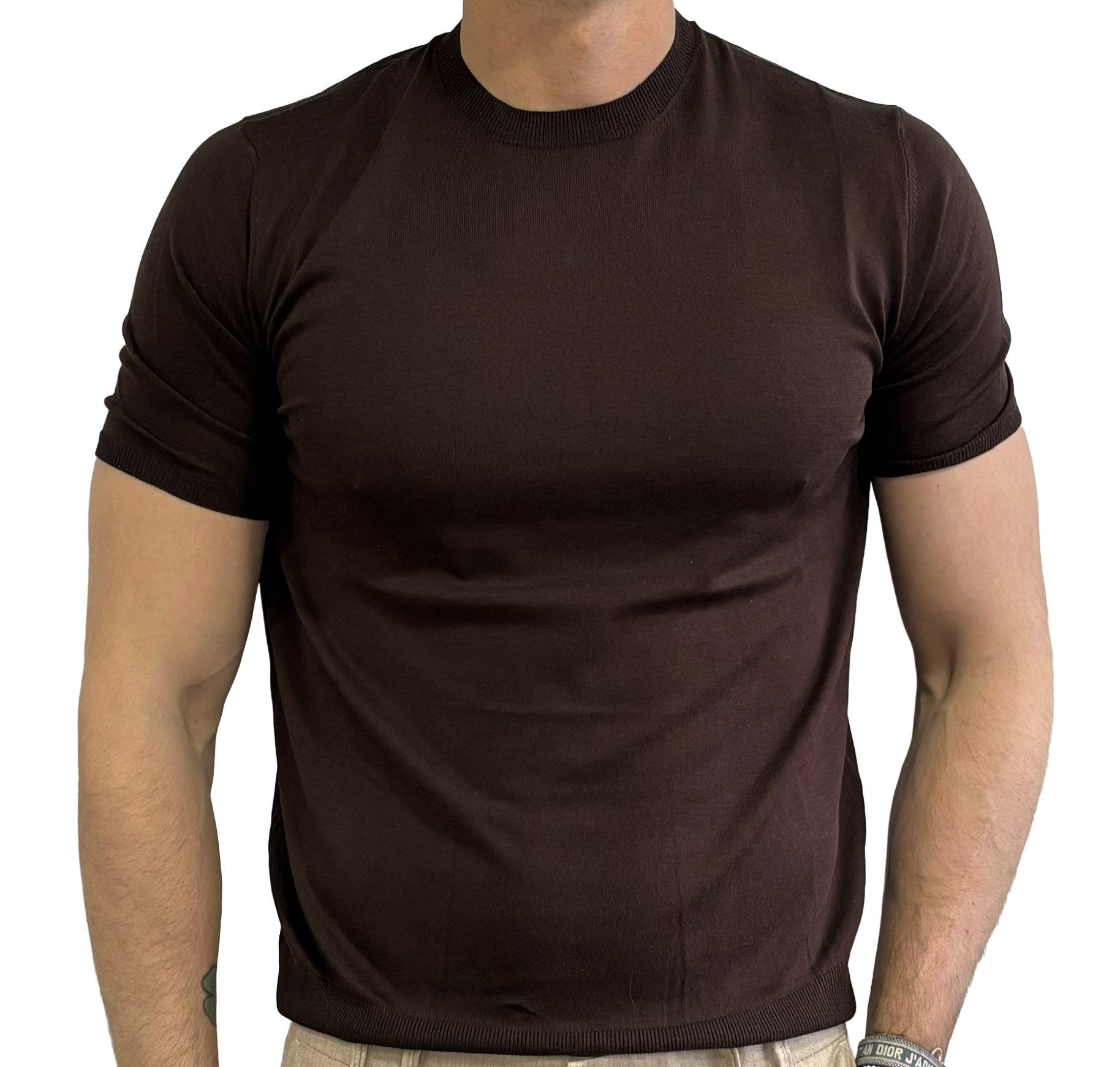 Silk and cotton top
