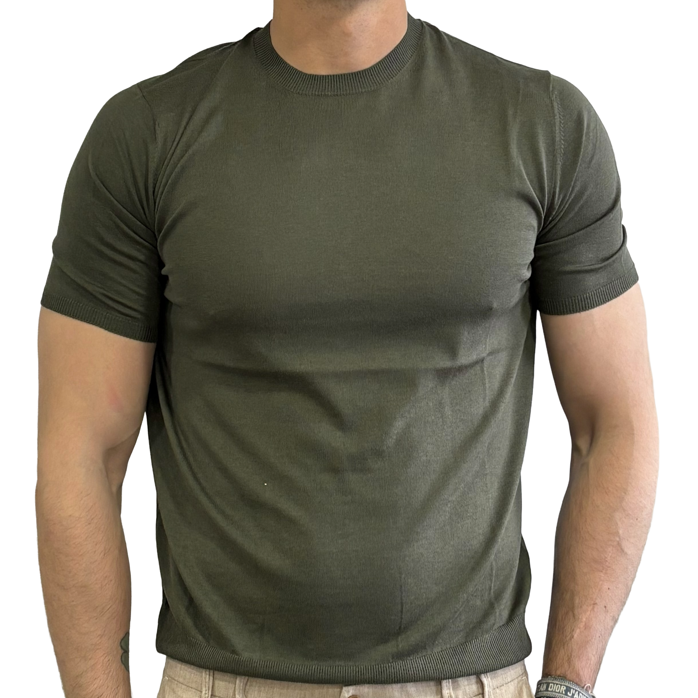 Silk and cotton top