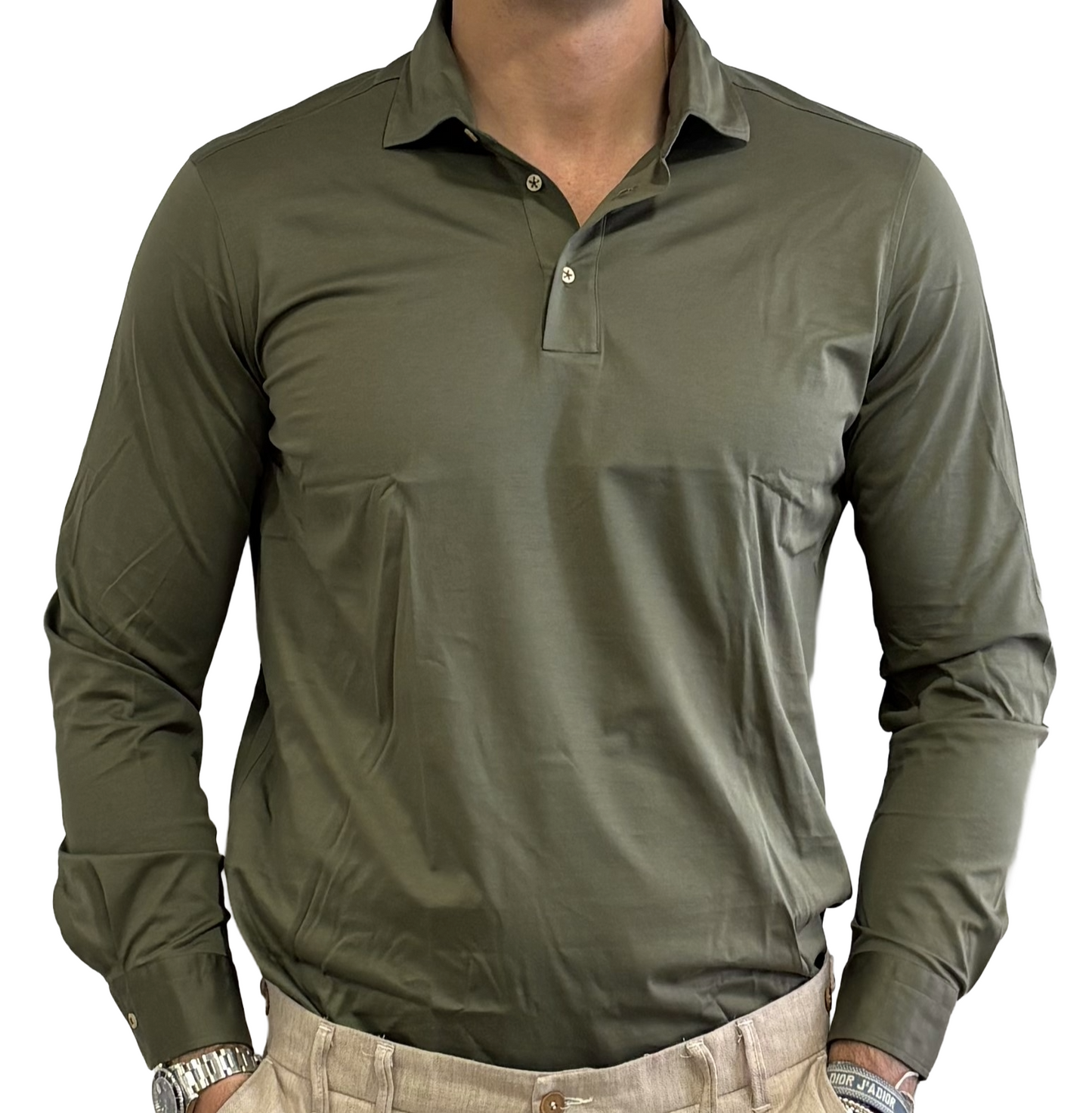 Polo camicia Alea in filo di scozia