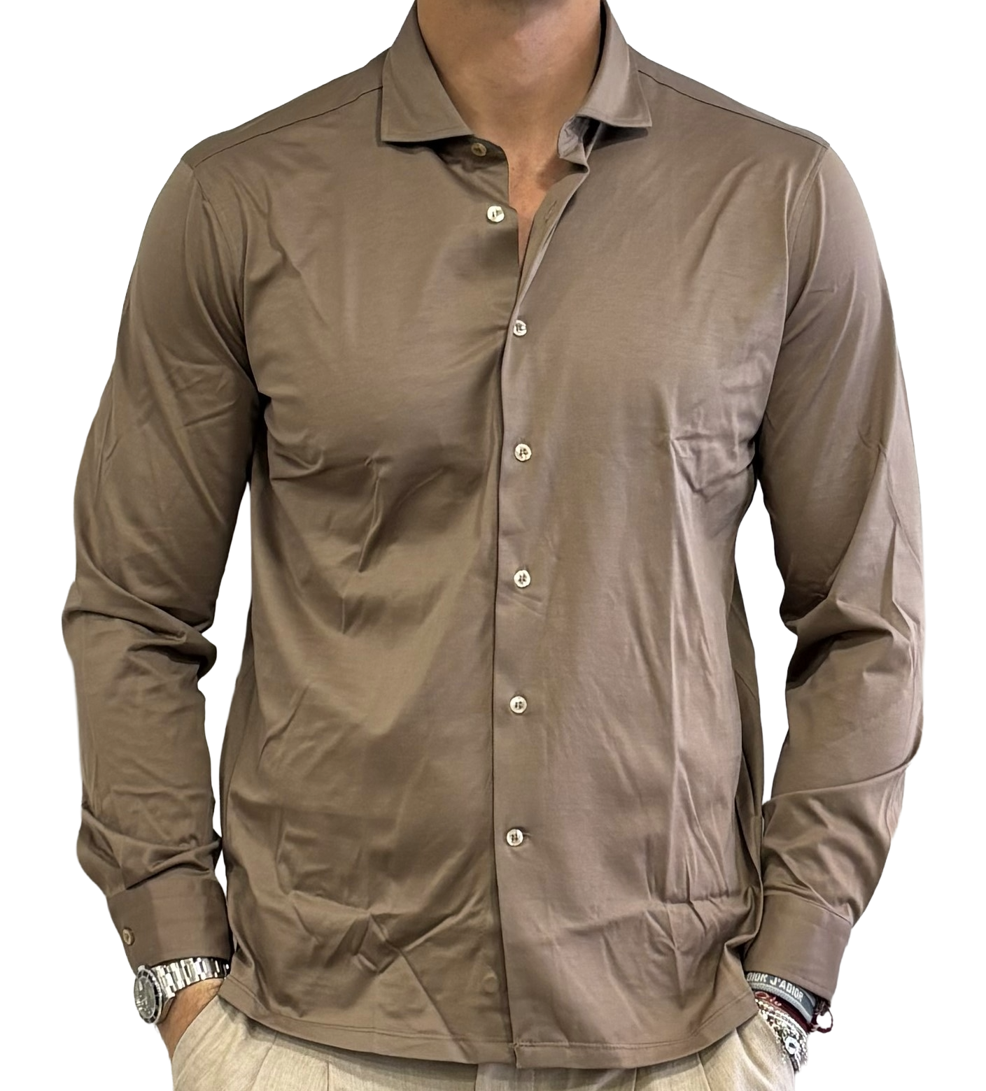 Polo camicia Alea in filo di scozia