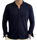 Knitted polo shirt