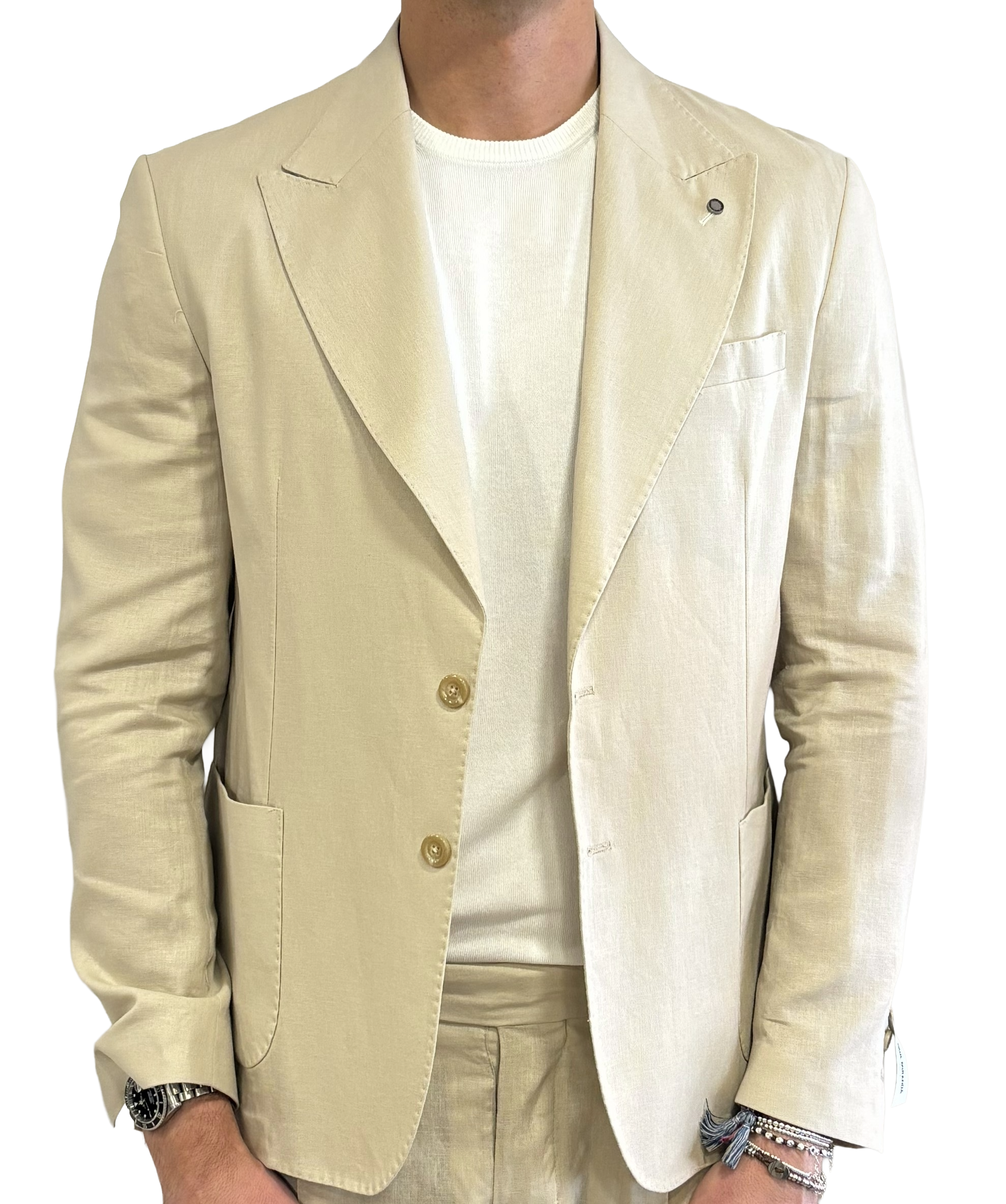 Paul Miranda linen and cotton jacket