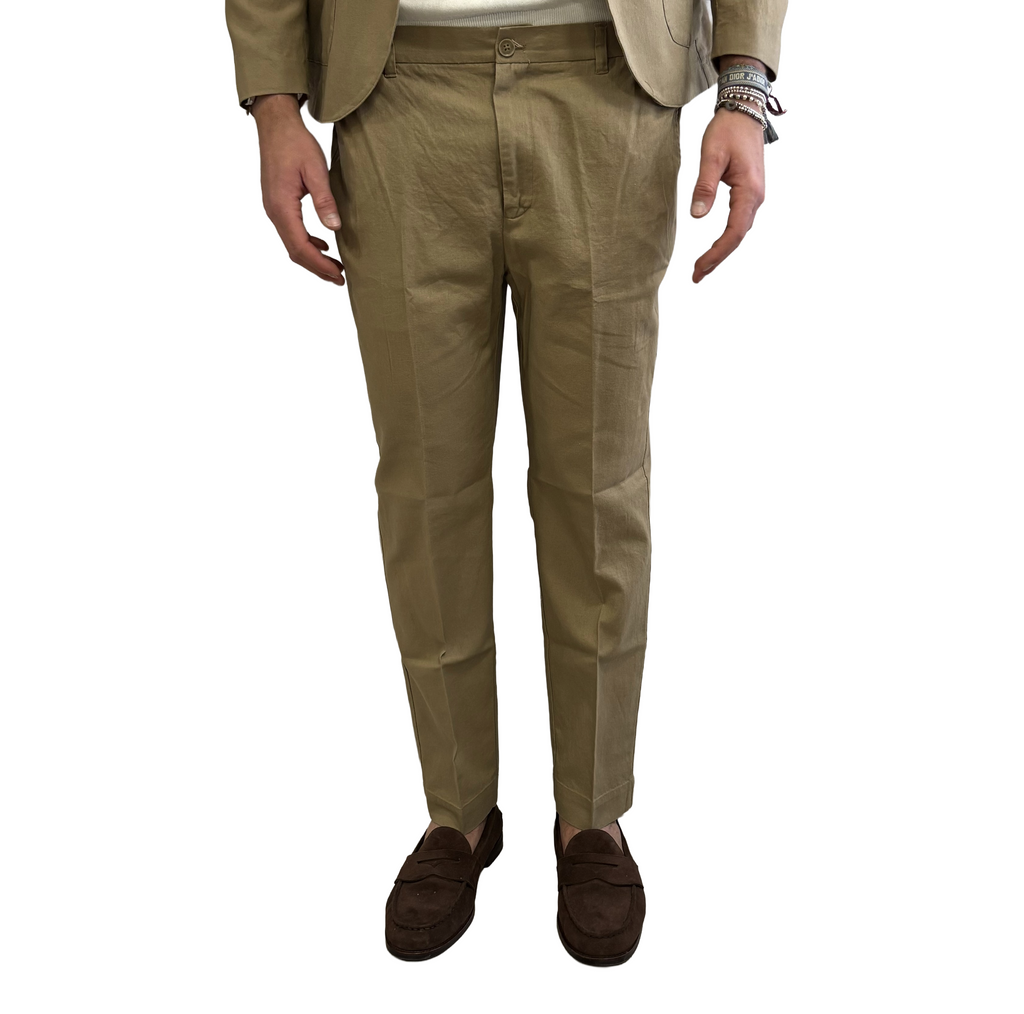 Pantalone lino e cotone