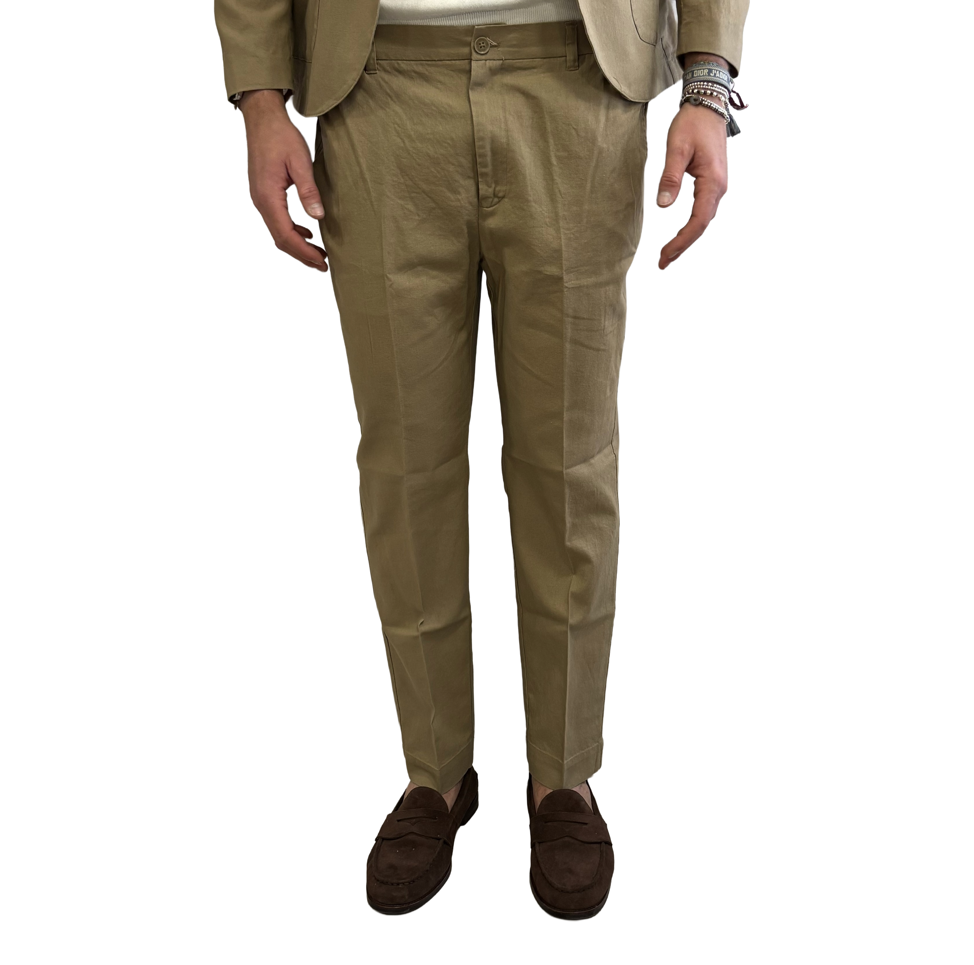 Pantalone lino e cotone