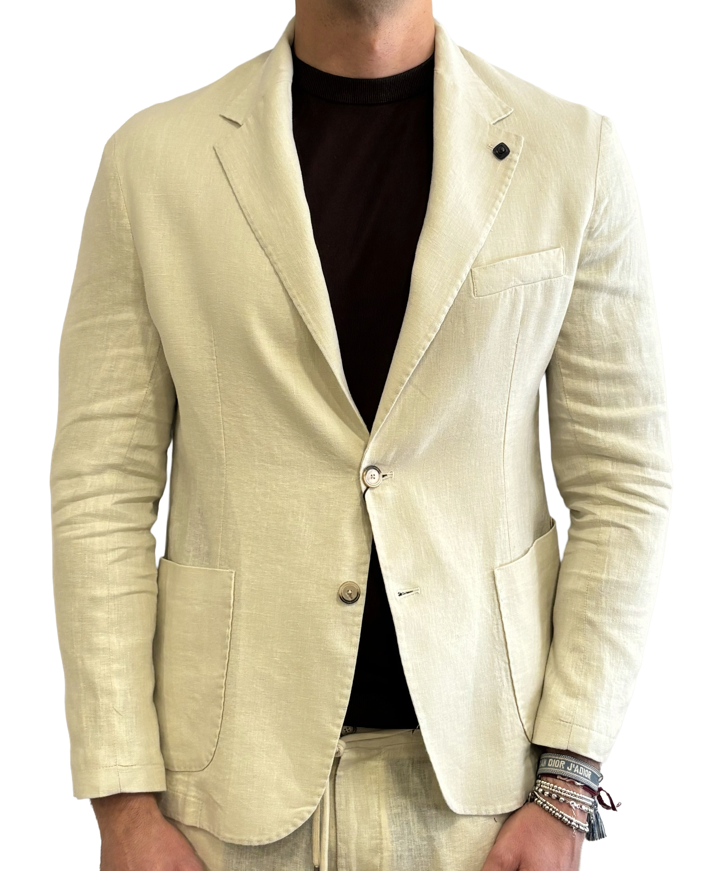 Pure linen jacket Outfit