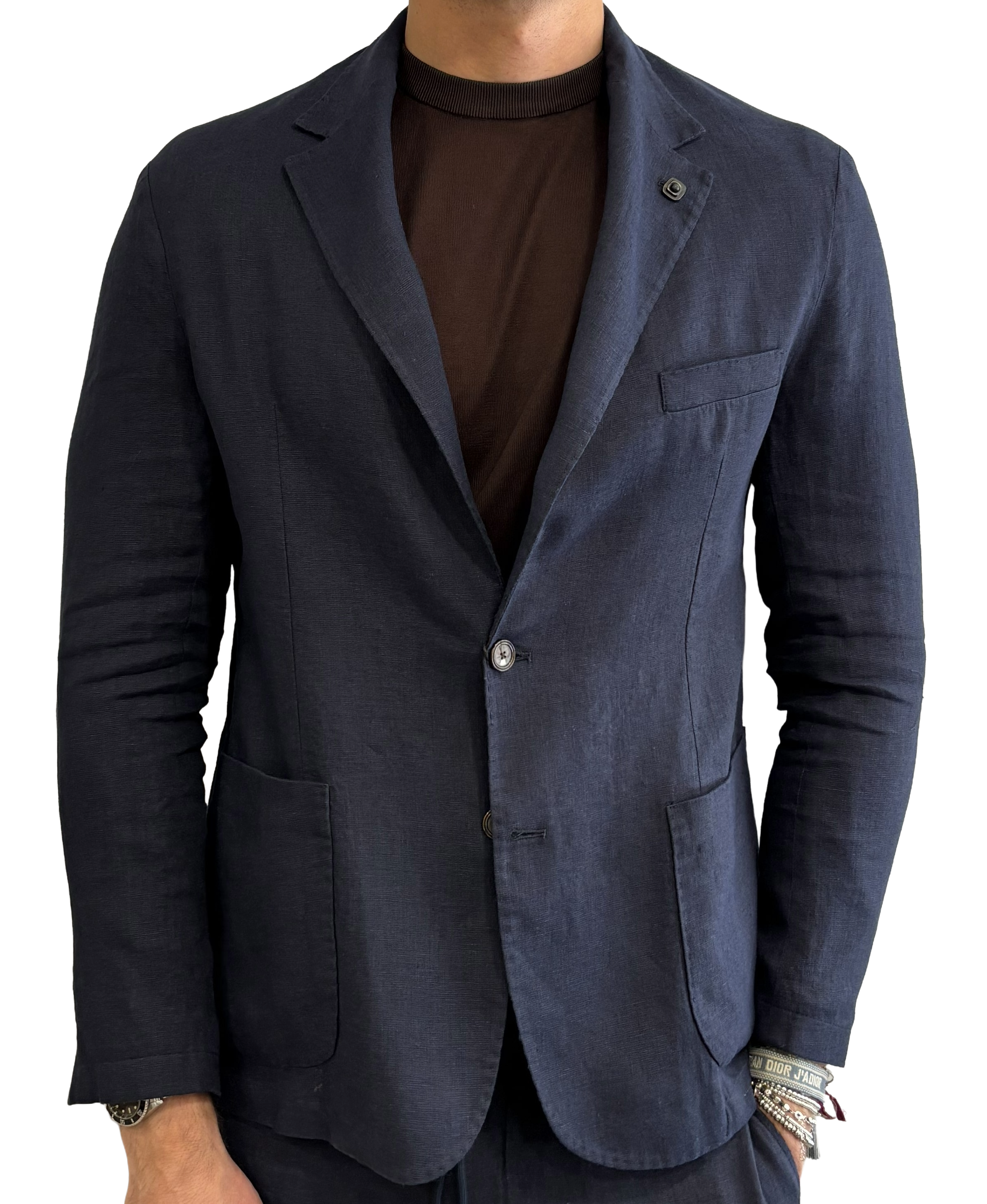 Pure linen jacket Outfit