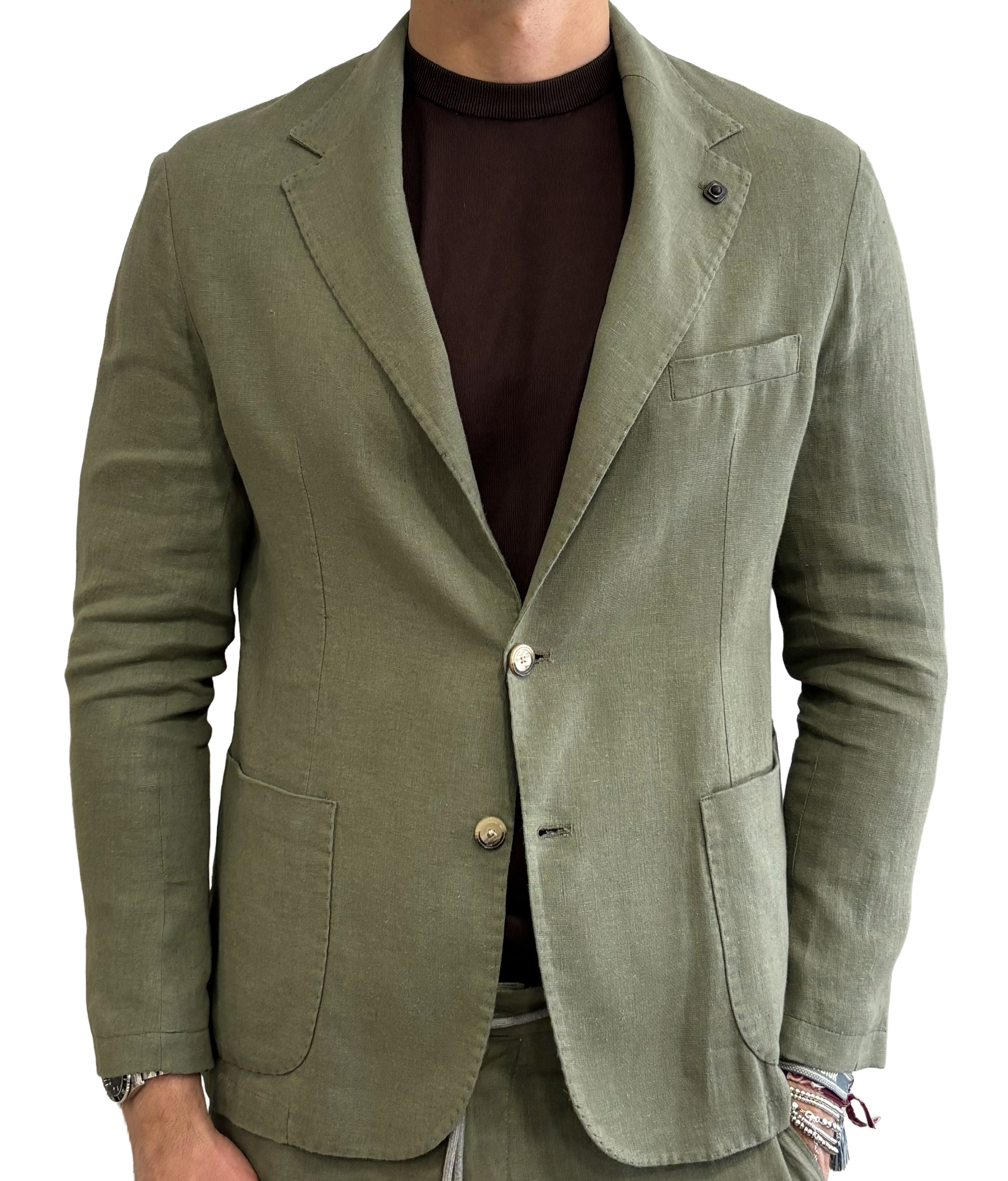 Pure linen jacket Outfit