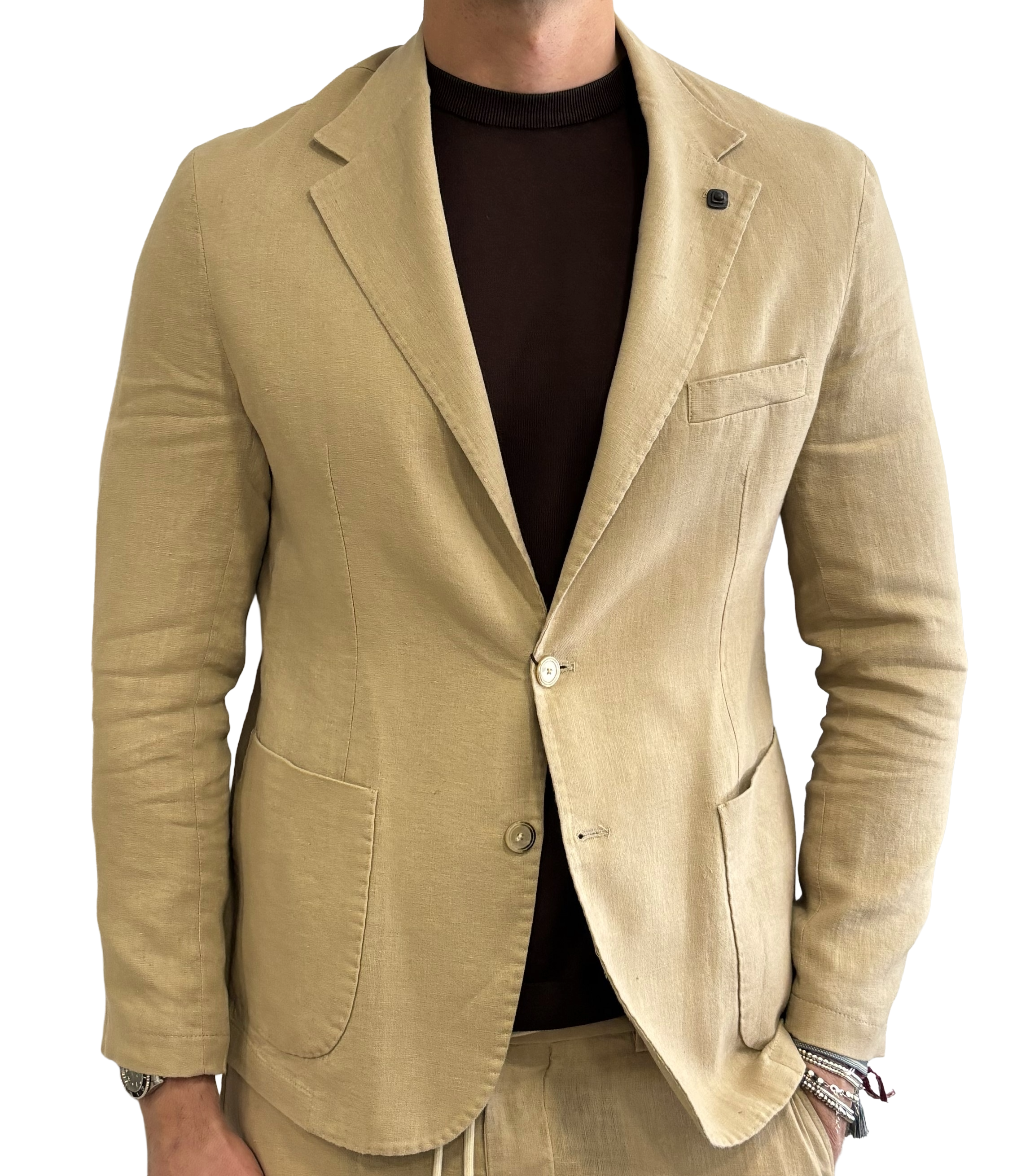 Pure linen jacket Outfit