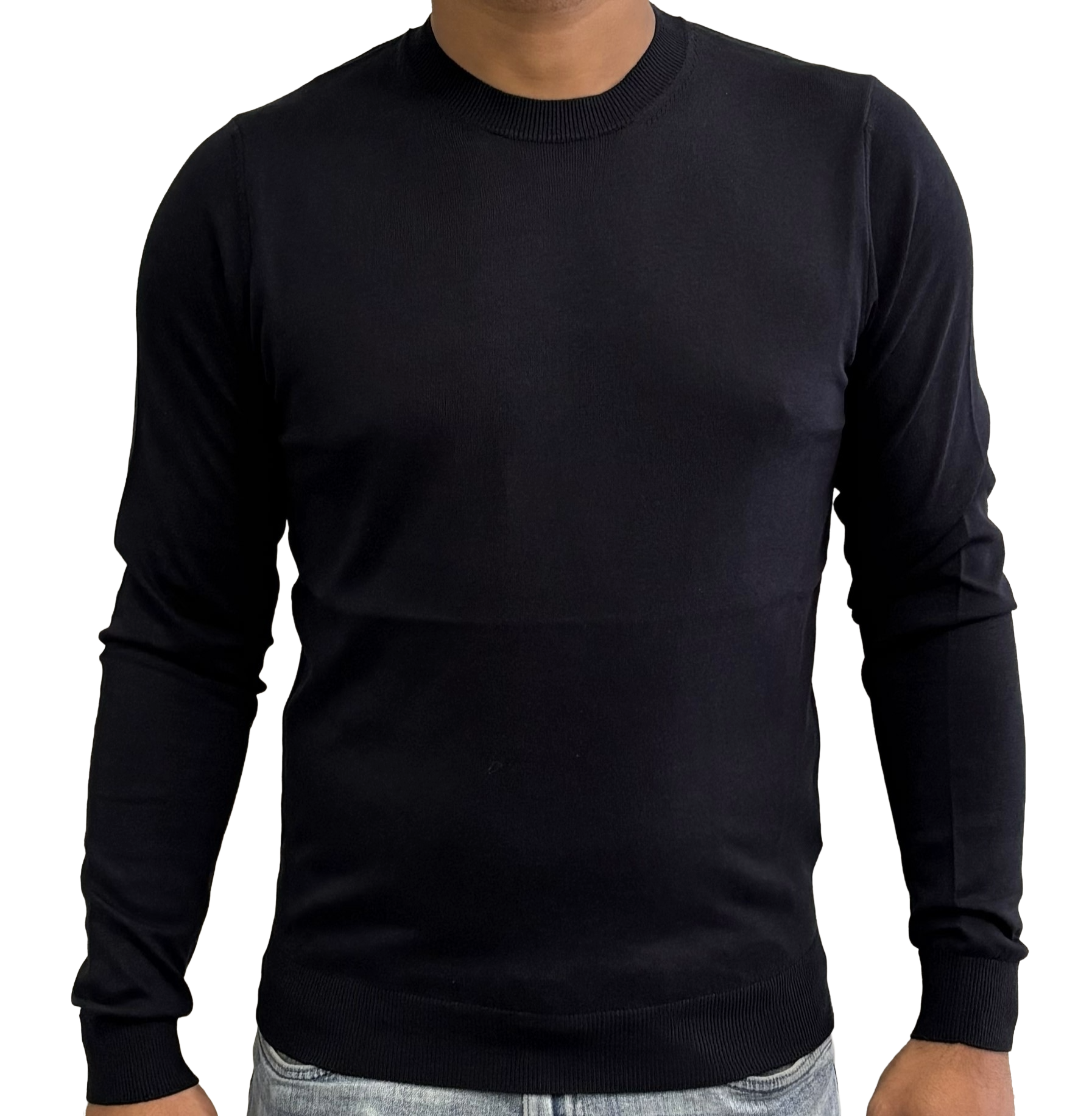 Silk and cotton knit top