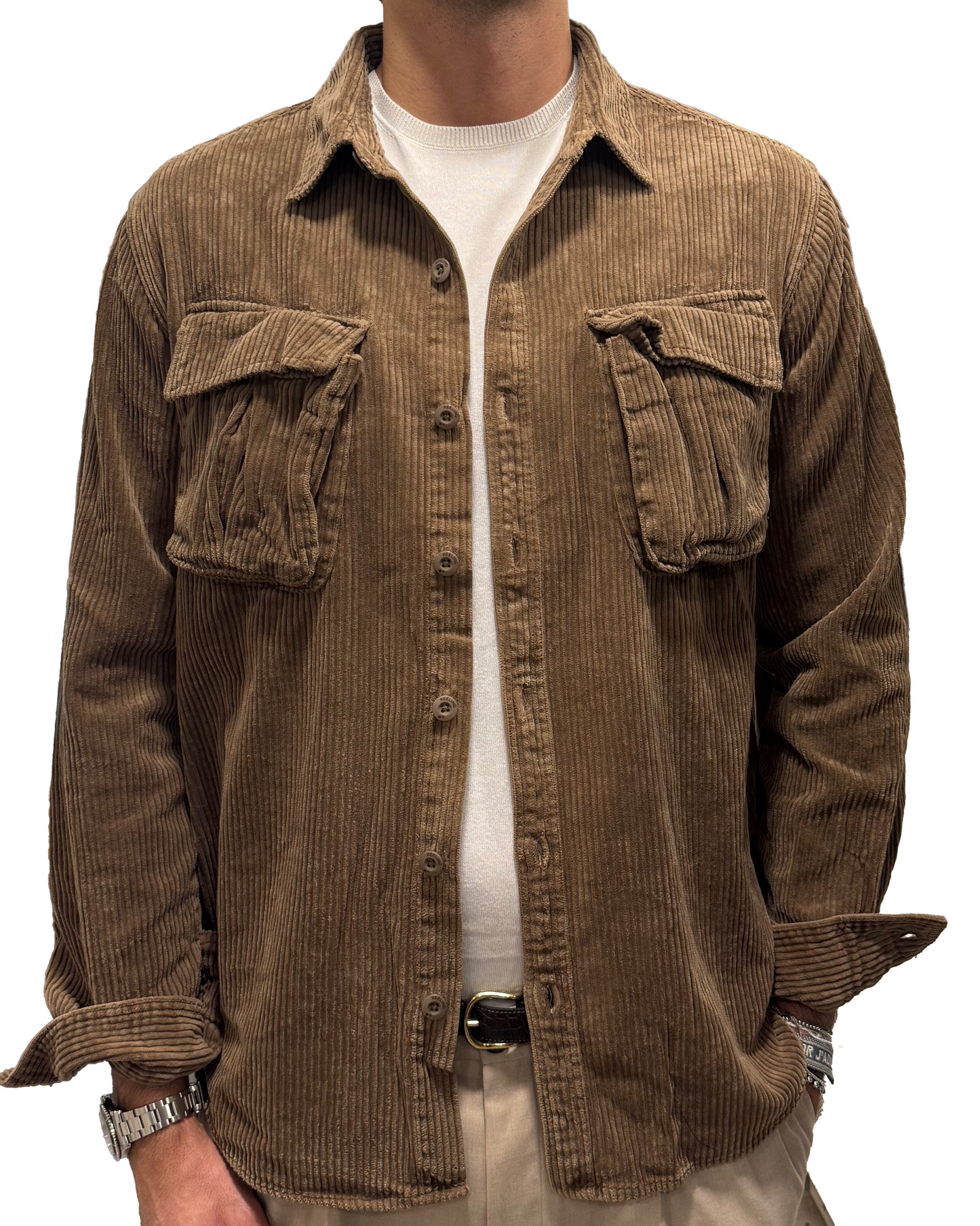 Overshirt in velluto
