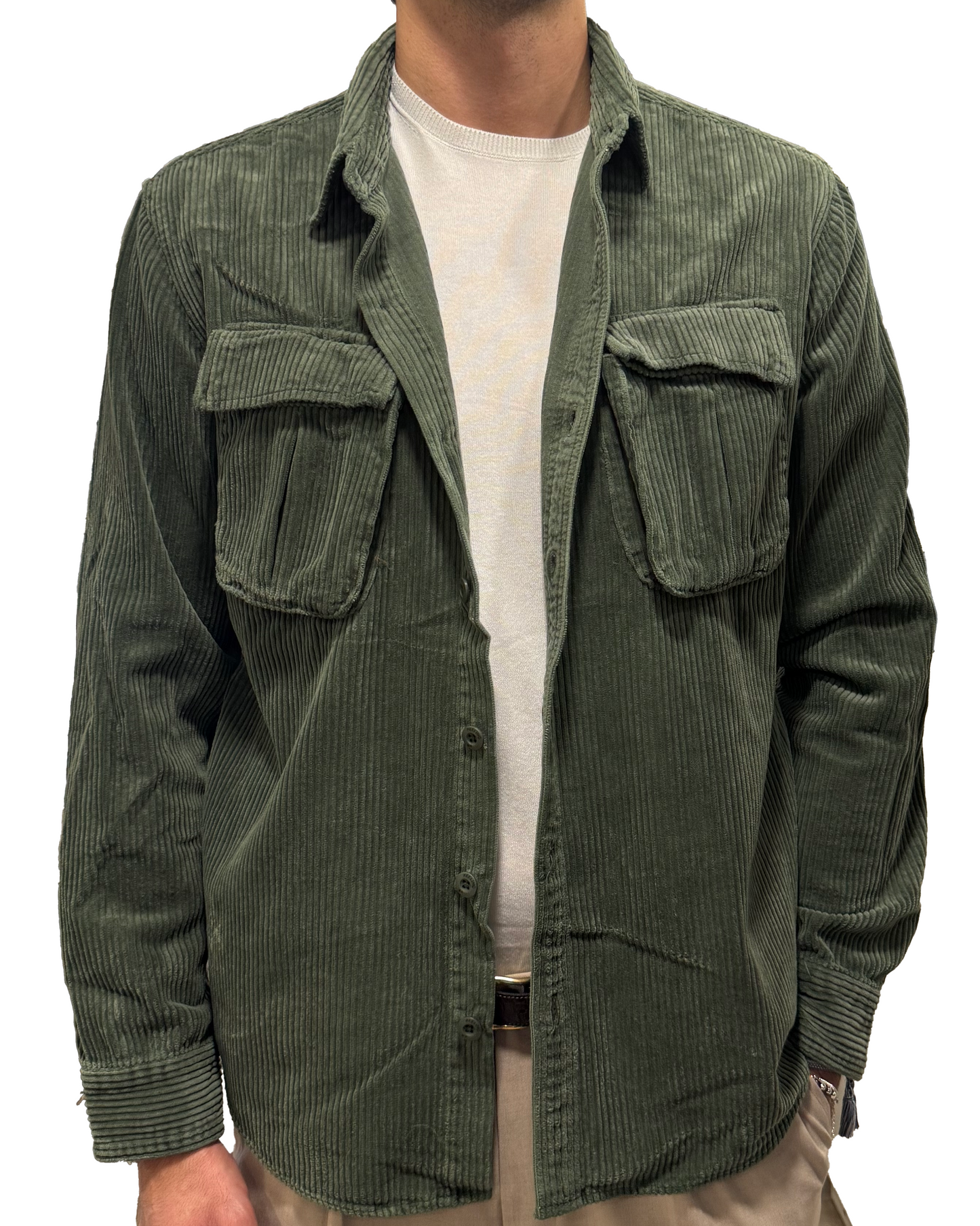 Overshirt in velluto