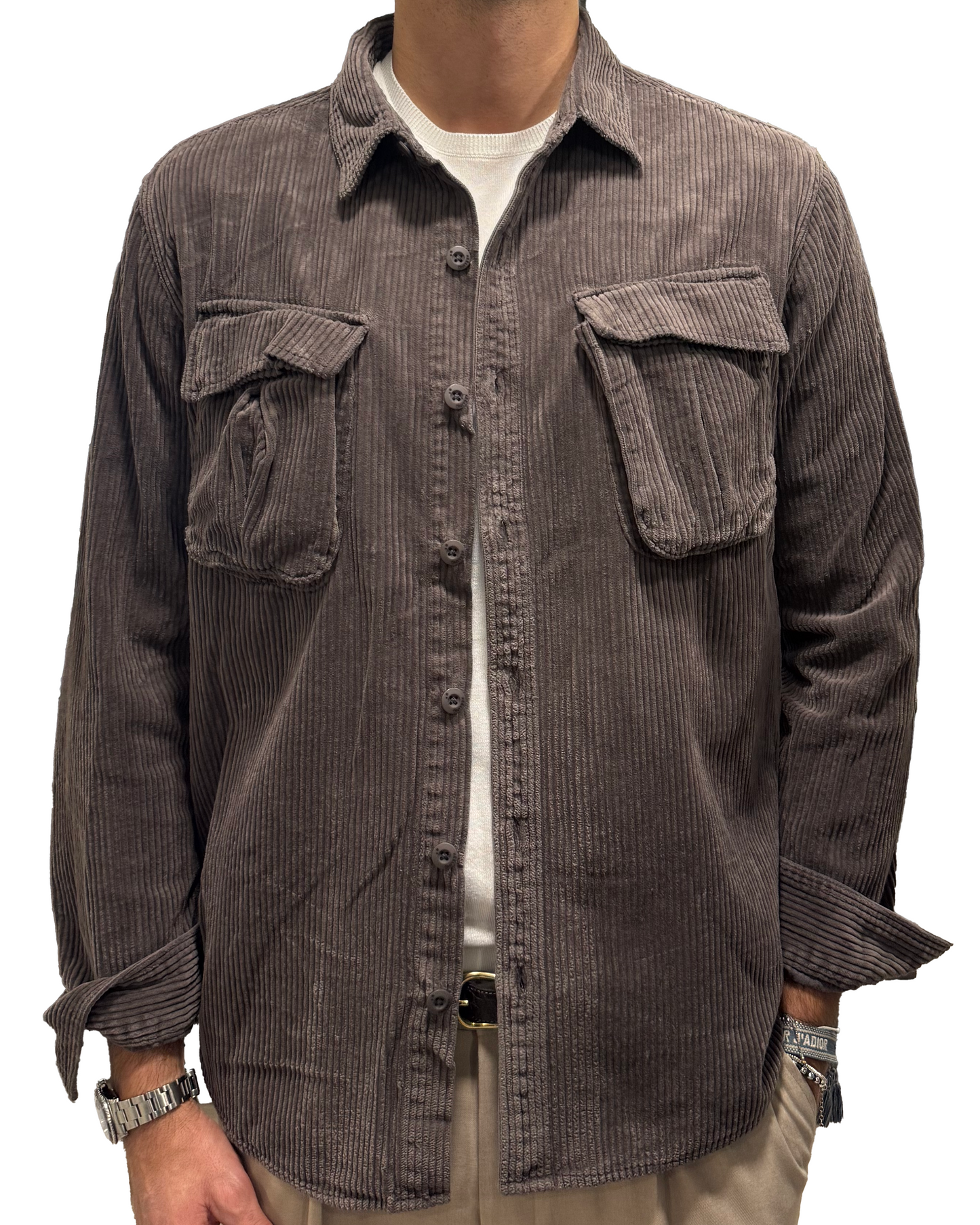 Overshirt in velluto