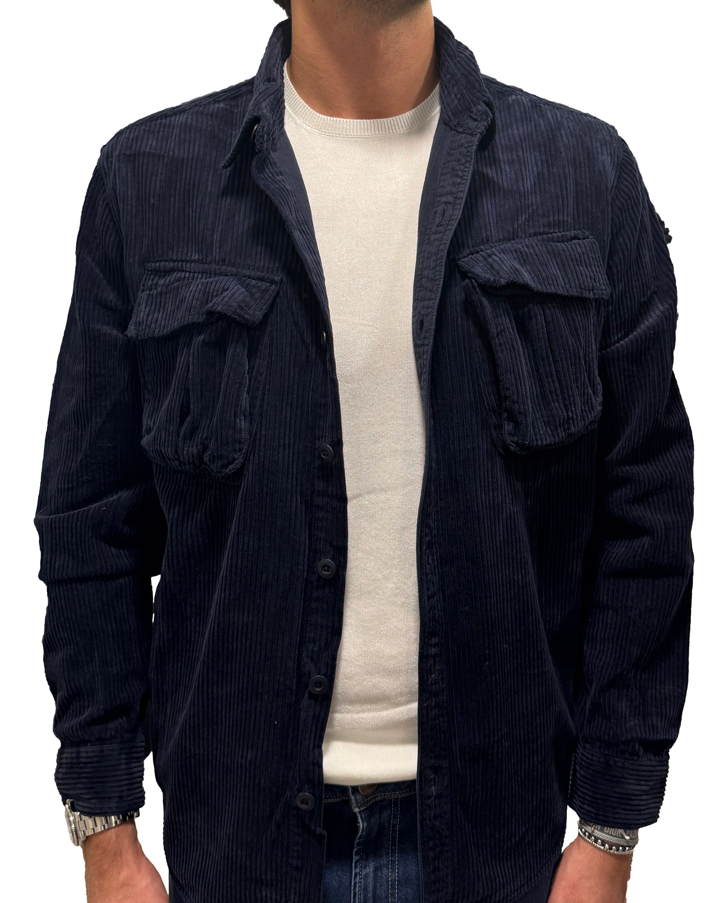 Overshirt in velluto