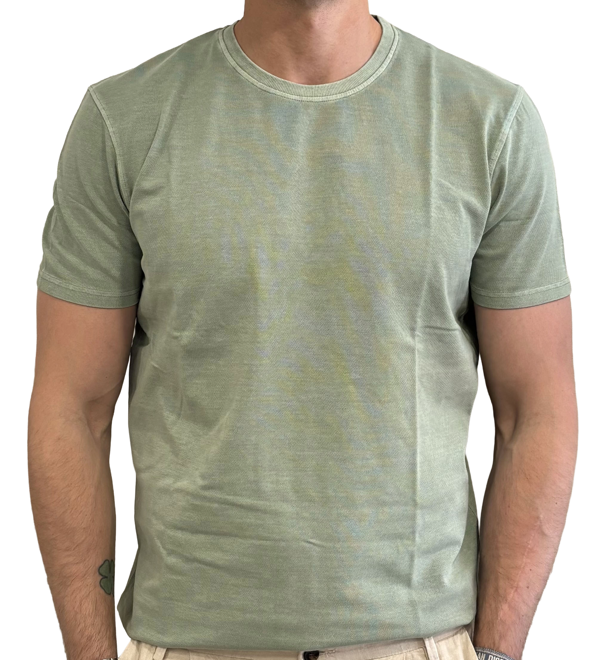 Pure cotton pique T-shirt