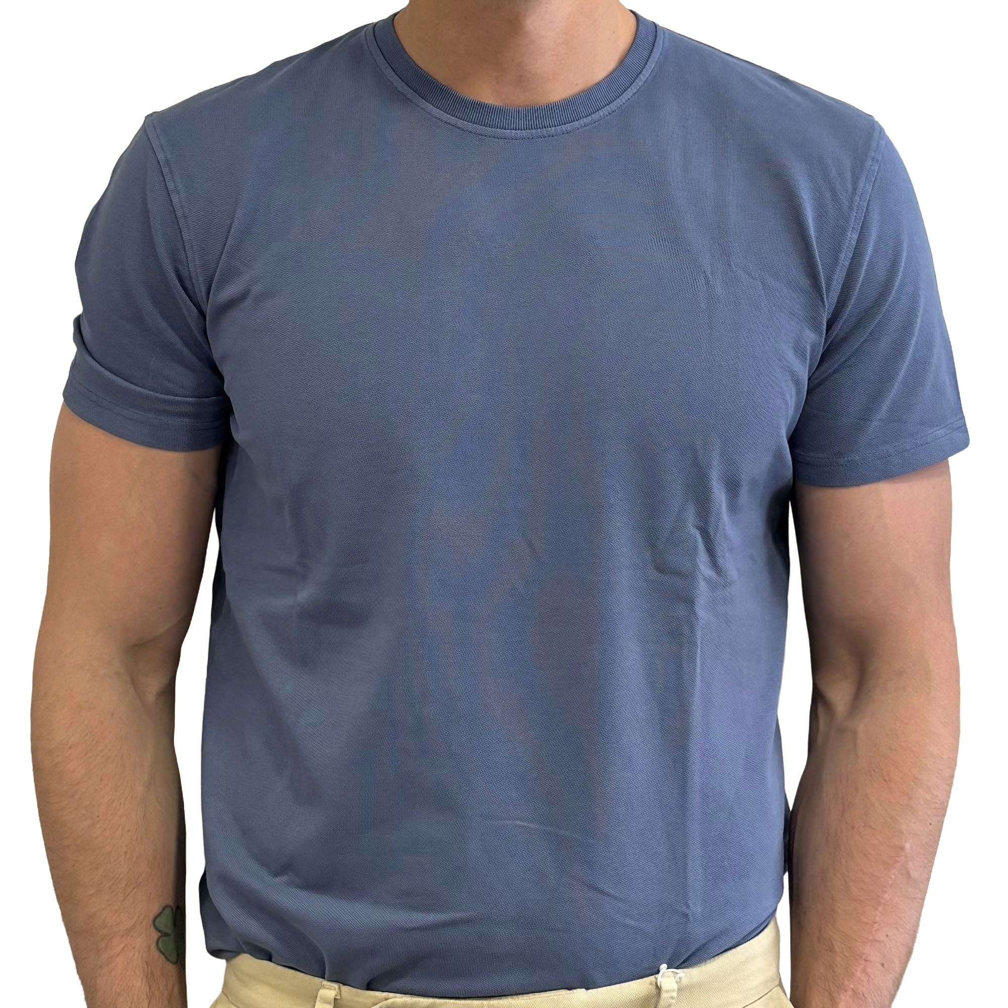 Pure cotton pique T-shirt