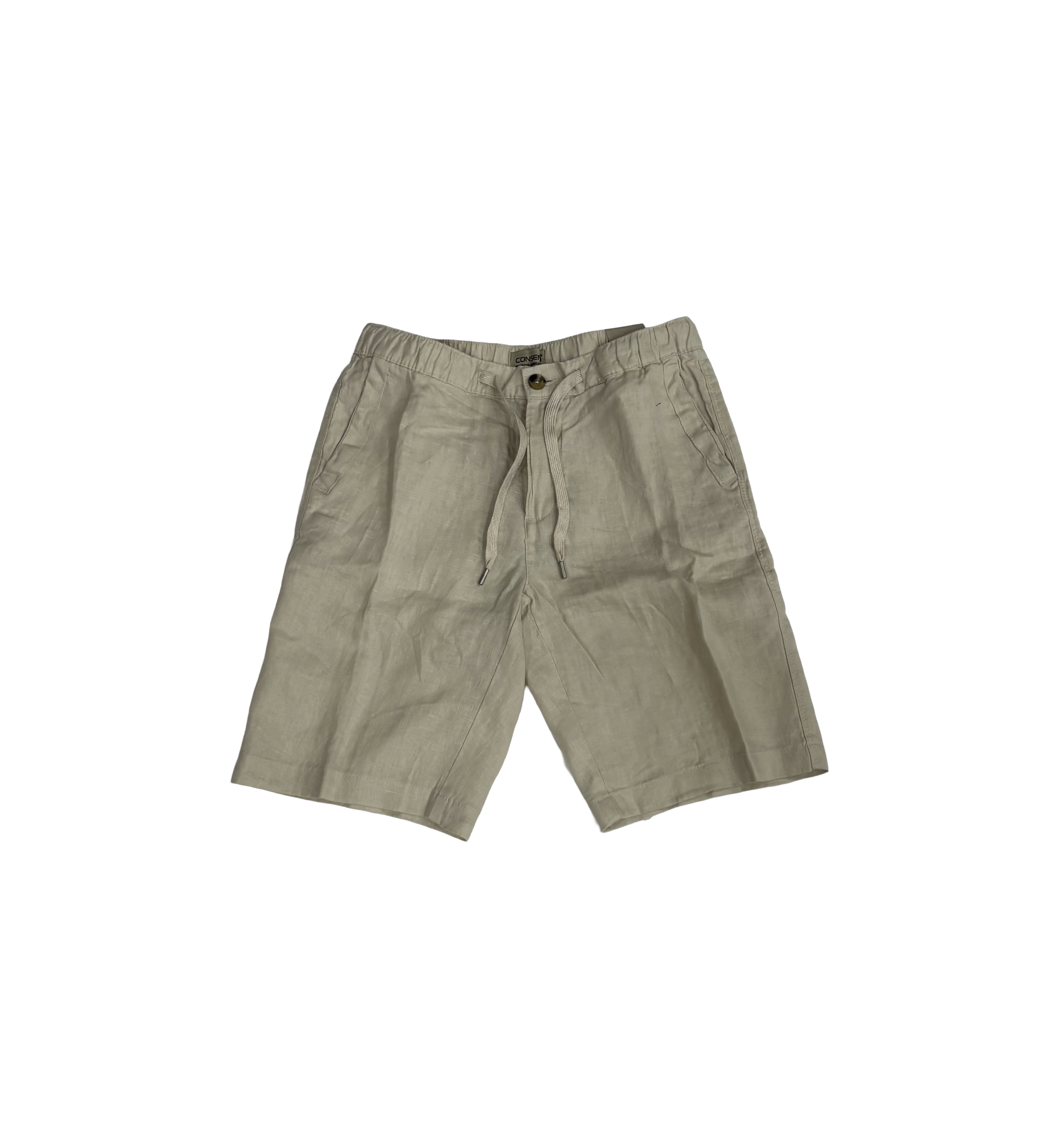 Pure linen Bermuda