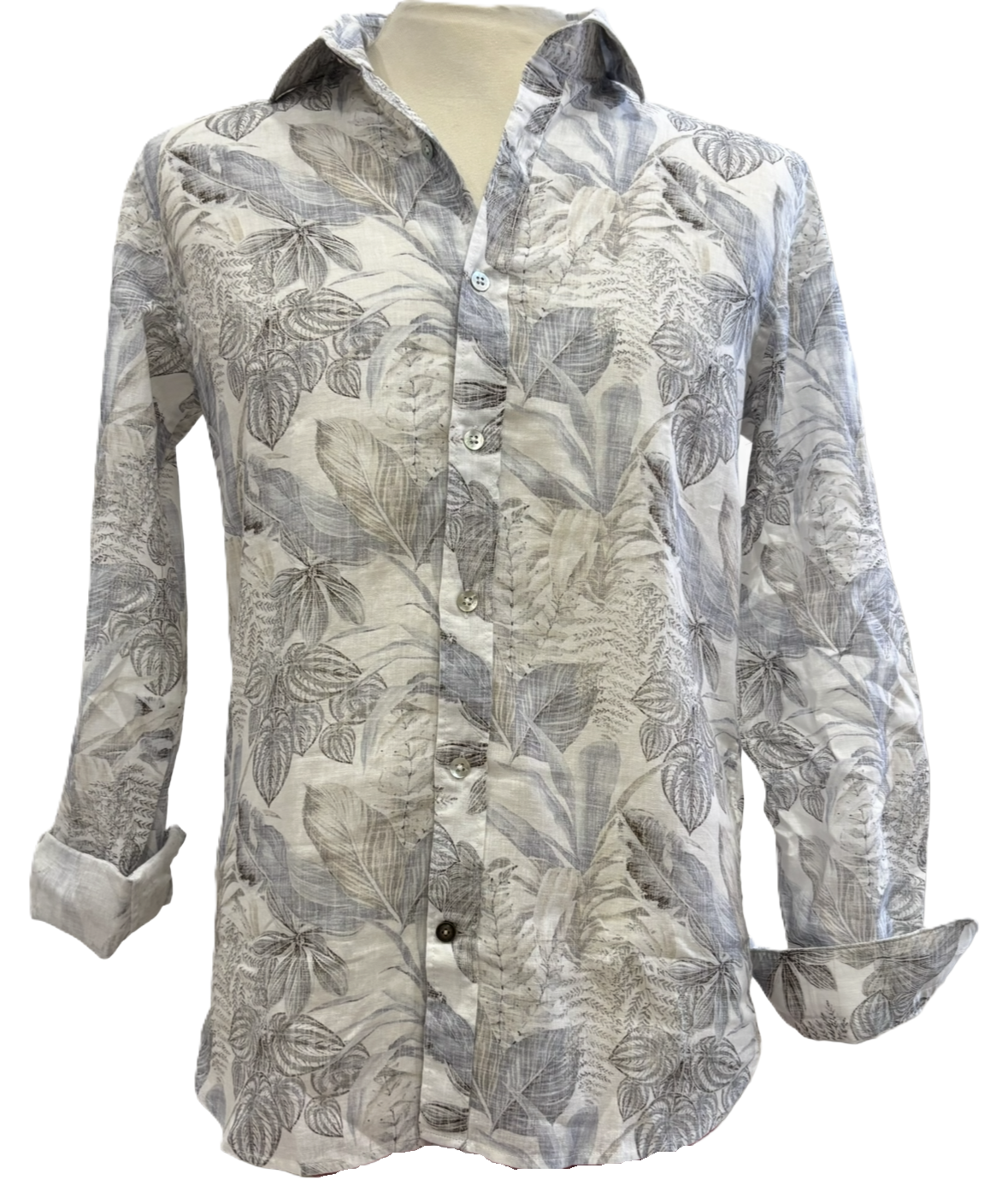 Alley Docks linen and cotton shirt