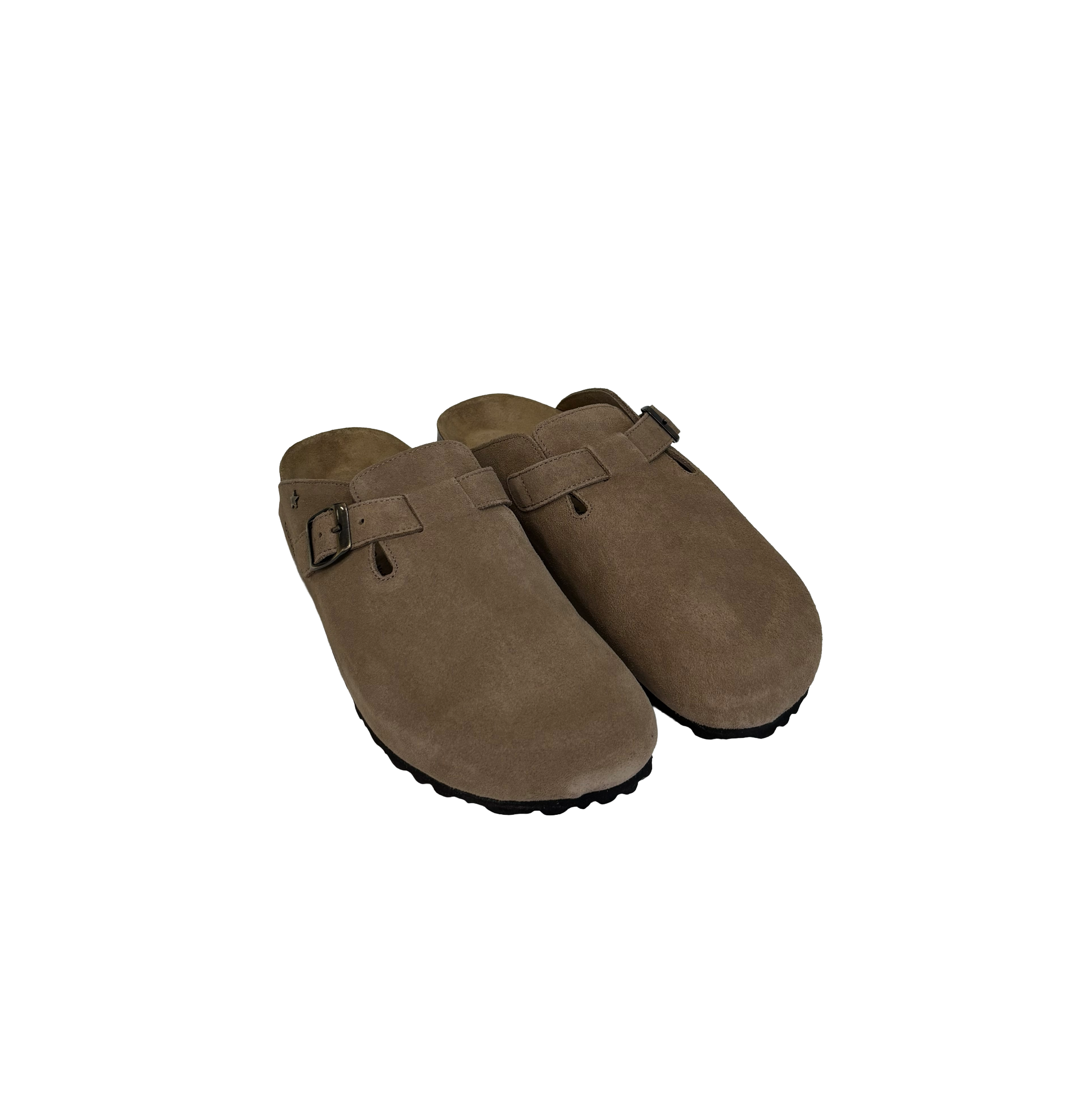 Cubanas suede clogs