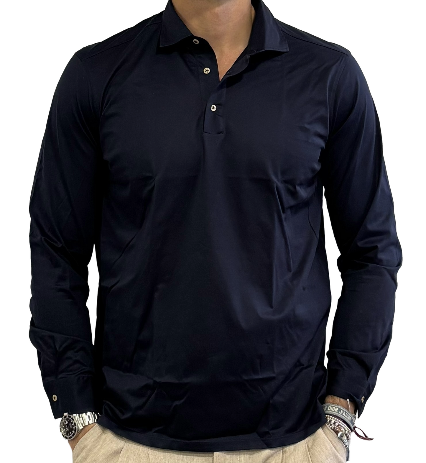 Polo camicia Alea in filo di scozia