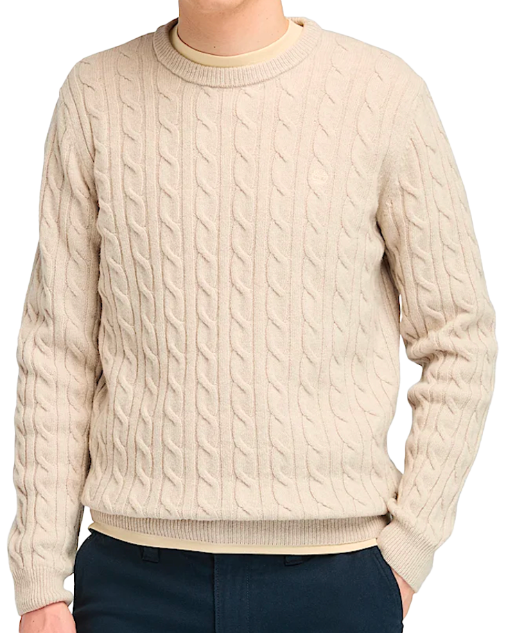 Maglione girocollo Timberland a trecce Phillips Brook