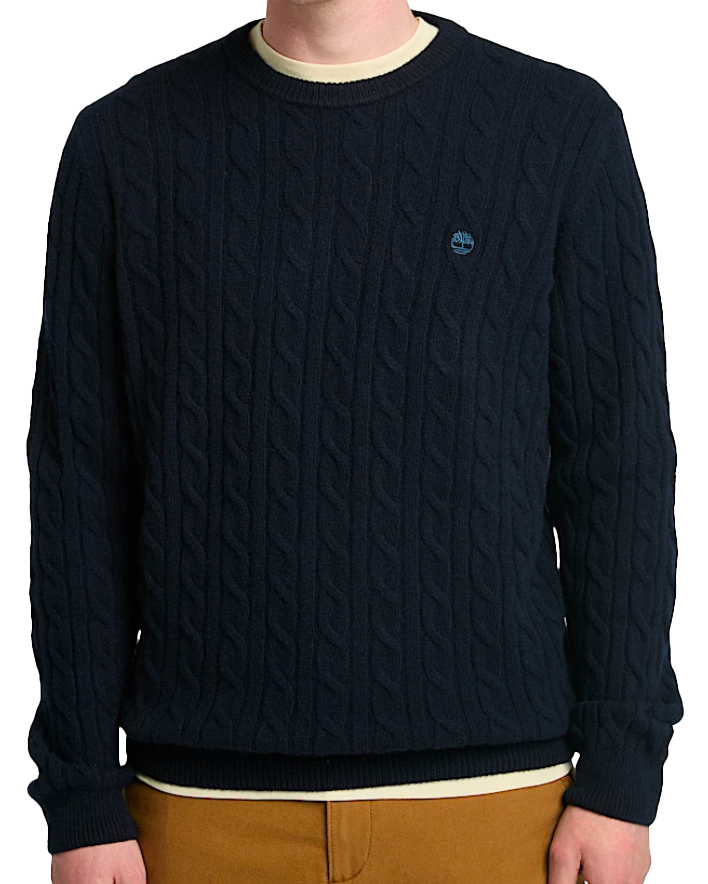 Maglione girocollo Timberland a trecce Phillips Brook