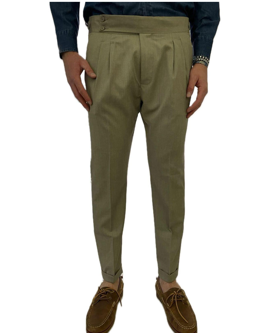 Pantaloni vita alta sartoriale
