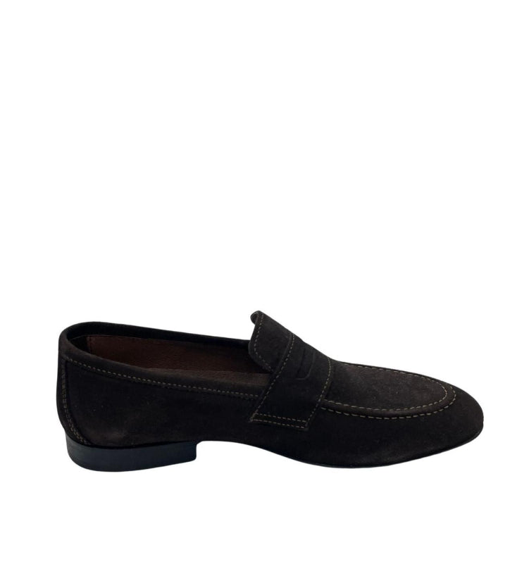 Brown Suede Loafer