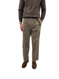 pantalone sartoriale in velluto con pence PM