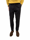 Pantalone doppia pence in cotone fibbie laterali PM